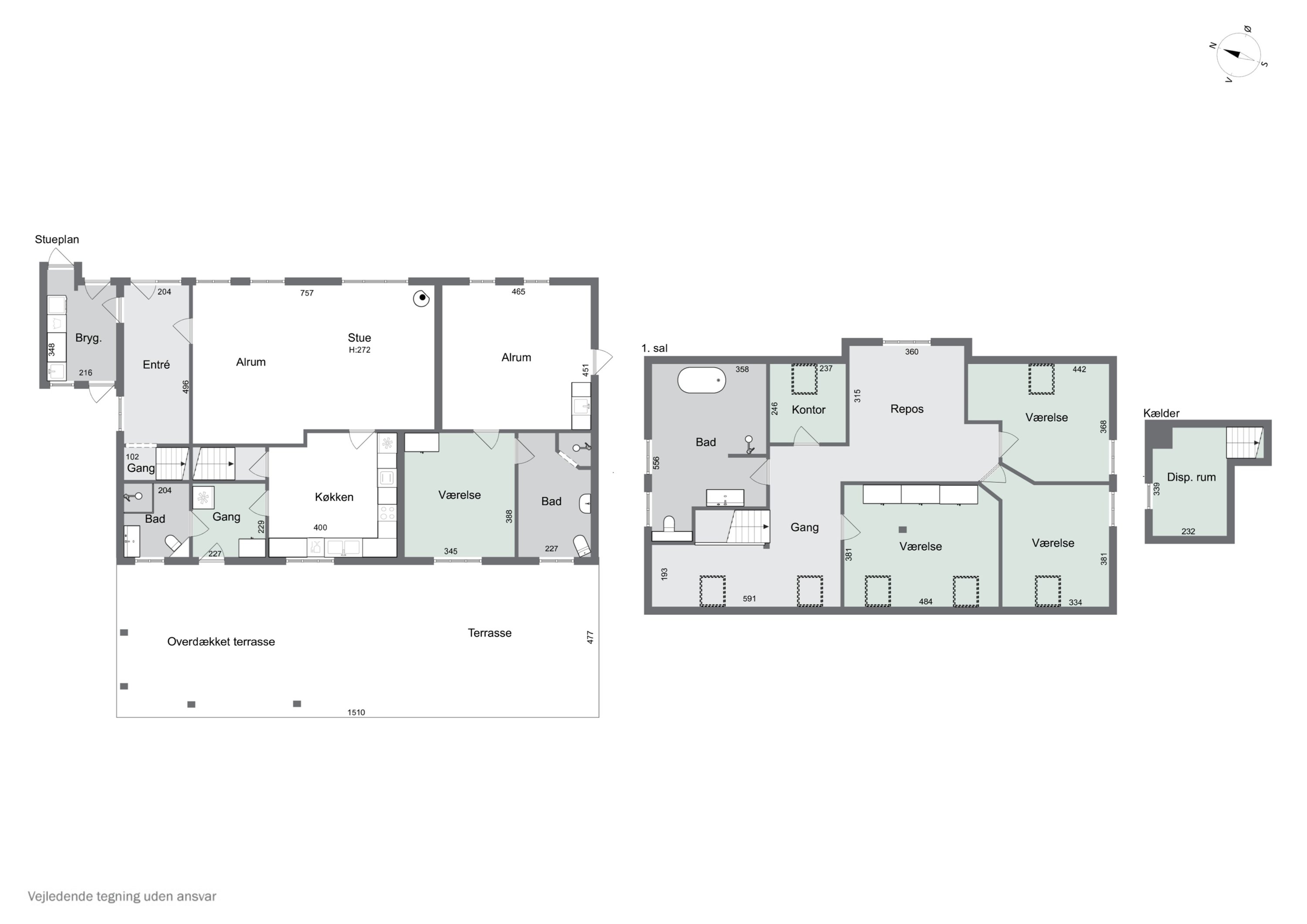 Plantegninger billede af Terkelsbøl Bygade 7, 6360 Tinglev