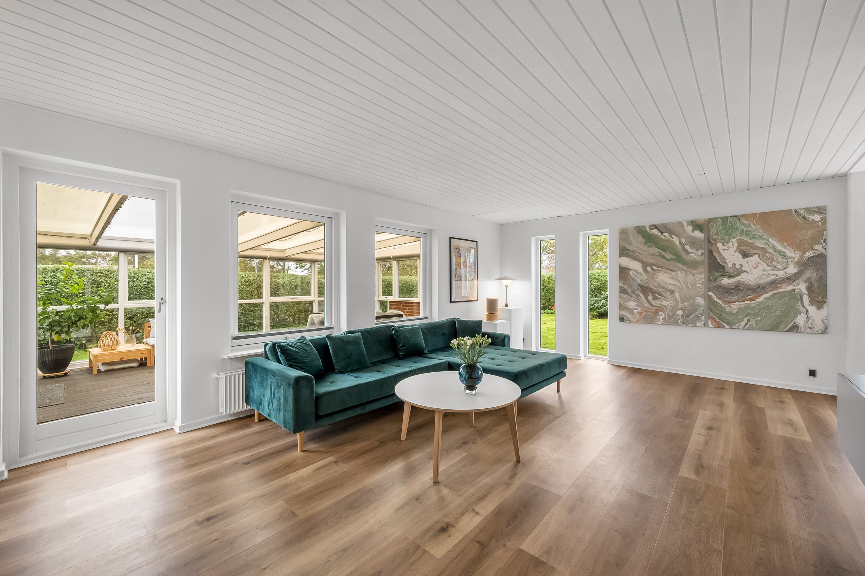 Fremhævet stue billede i fuldskærmstilstand. Billede af Dejbjergvej 7, 6940 Lem St