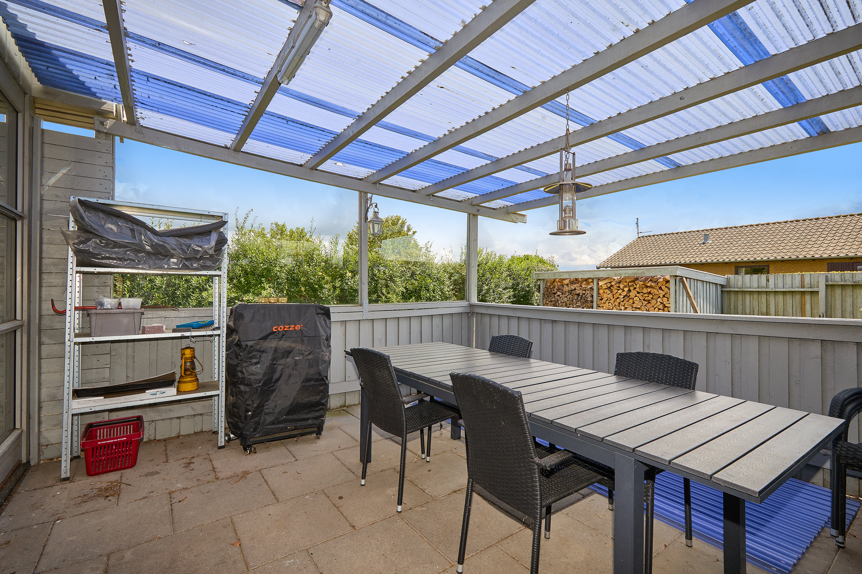 Fremhævet terrasse billede i fuldskærmstilstand. Billede af Parkvej 25, 3550 Slangerup