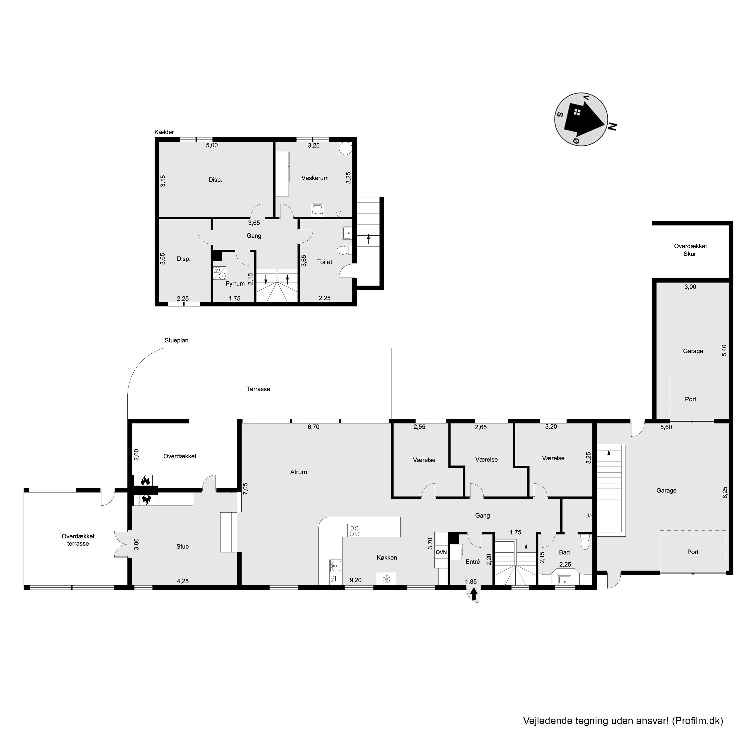 Plantegninger billede af Parkvej 25, 3550 Slangerup