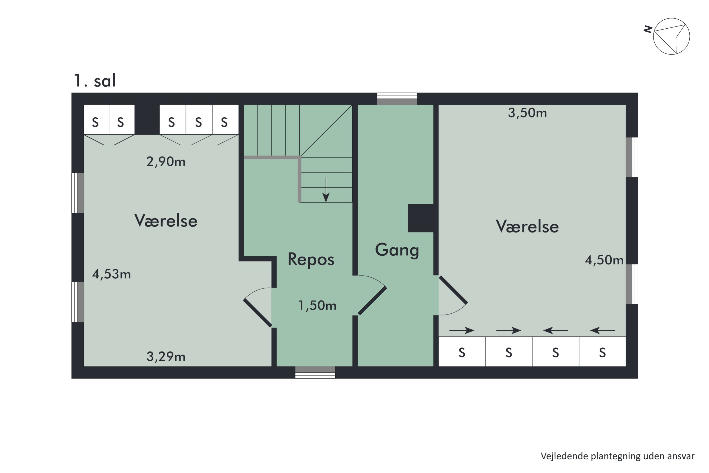 Plantegninger billede af Skovmosevej 45, Rørbæk, 9500 Hobro