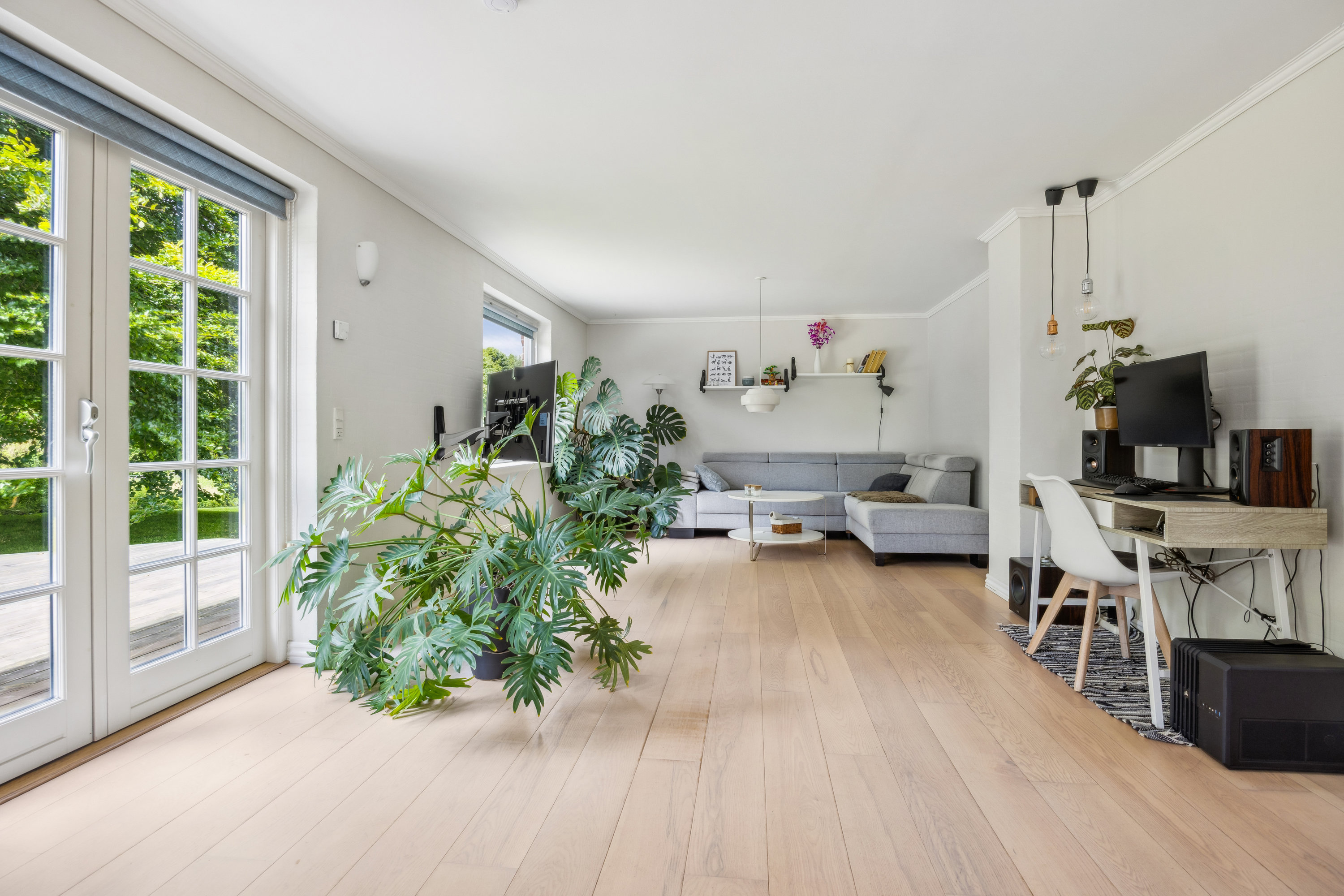 Fremhævet stue billede i fuldskærmstilstand. Billede af Skovmosevej 45, Rørbæk, 9500 Hobro