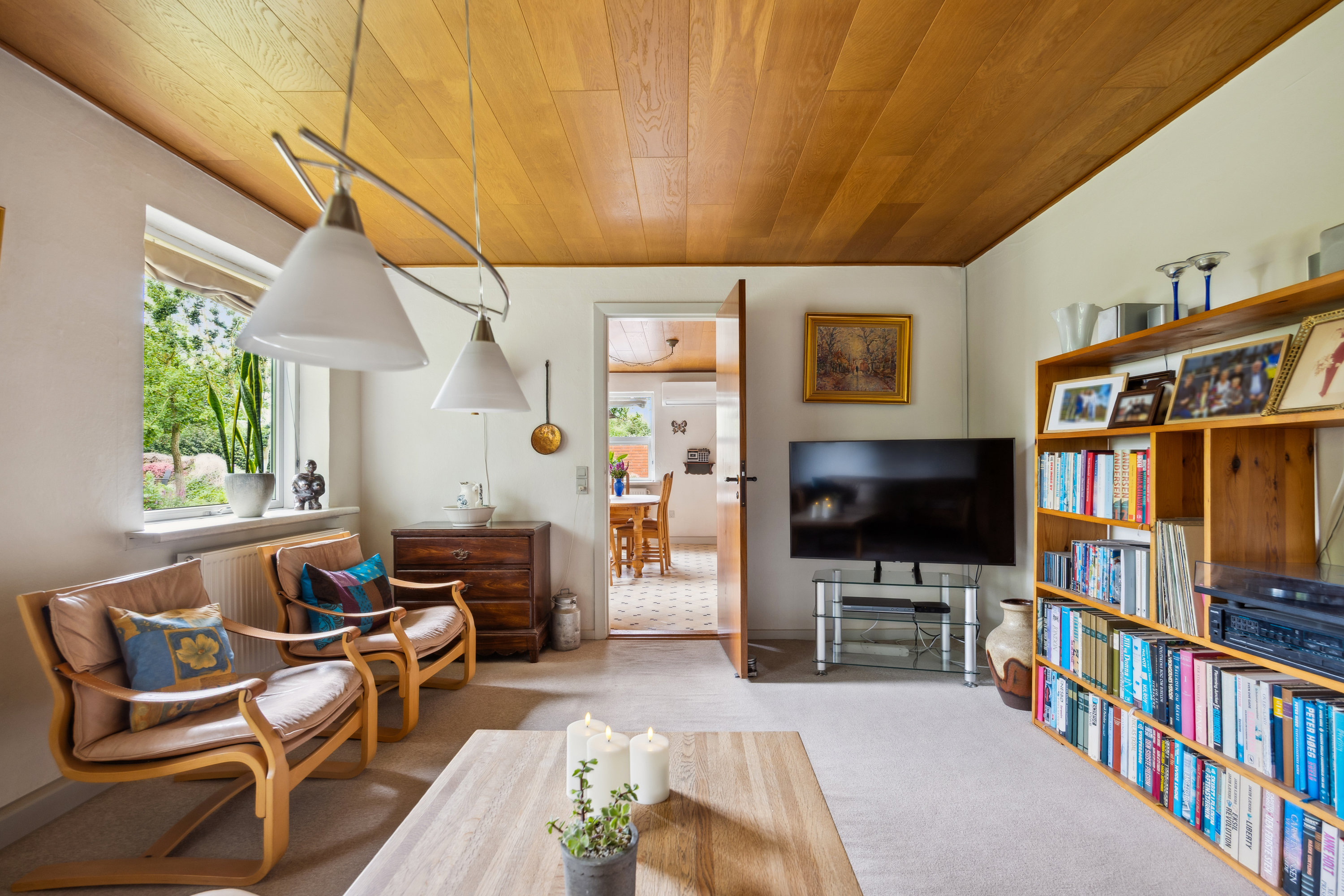 Fremhævet stue billede i fuldskærmstilstand. Billede af Aagade 68, Rørbæk, 9500 Hobro