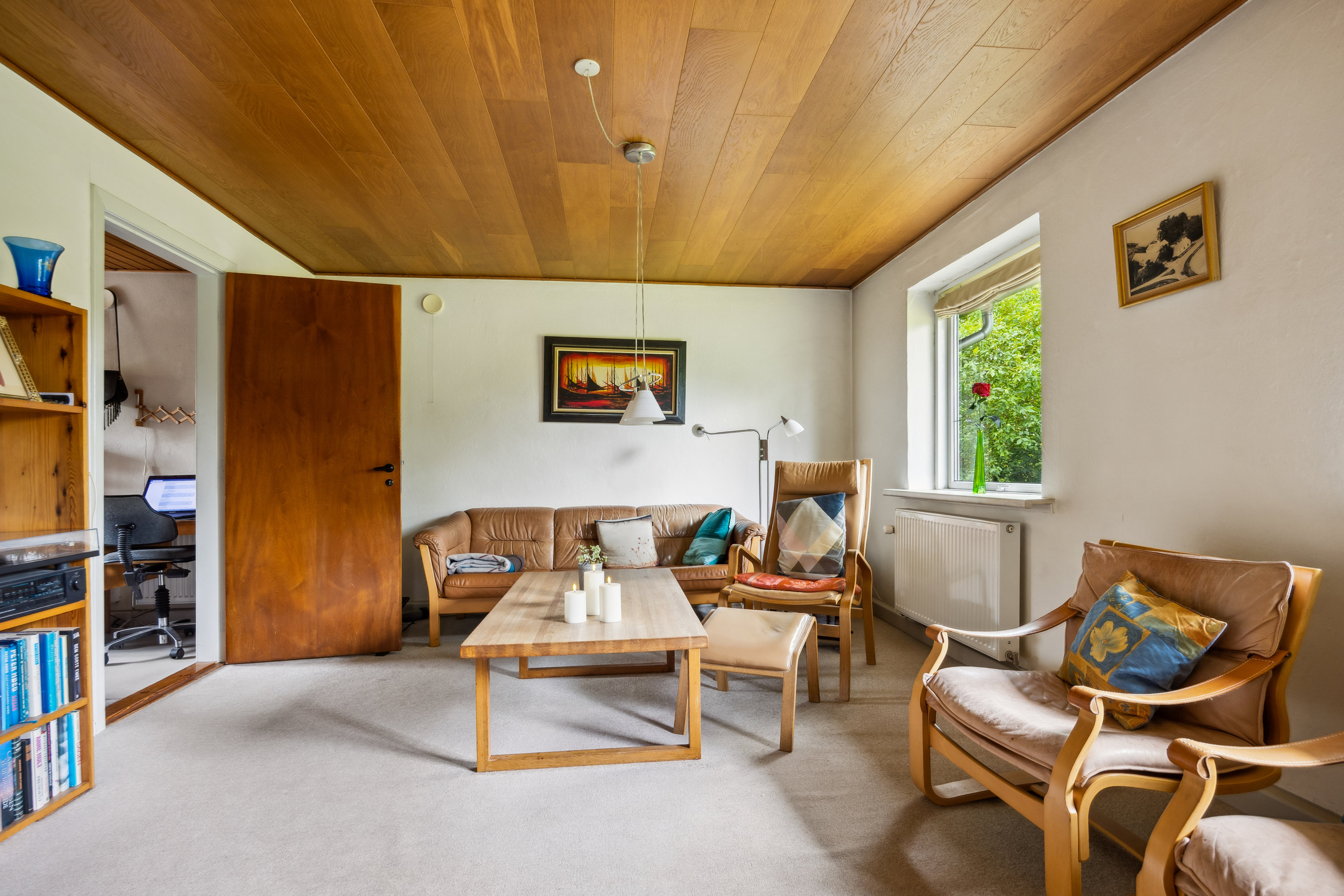 Fremhævet stue billede i fuldskærmstilstand. Billede af Aagade 68, Rørbæk, 9500 Hobro