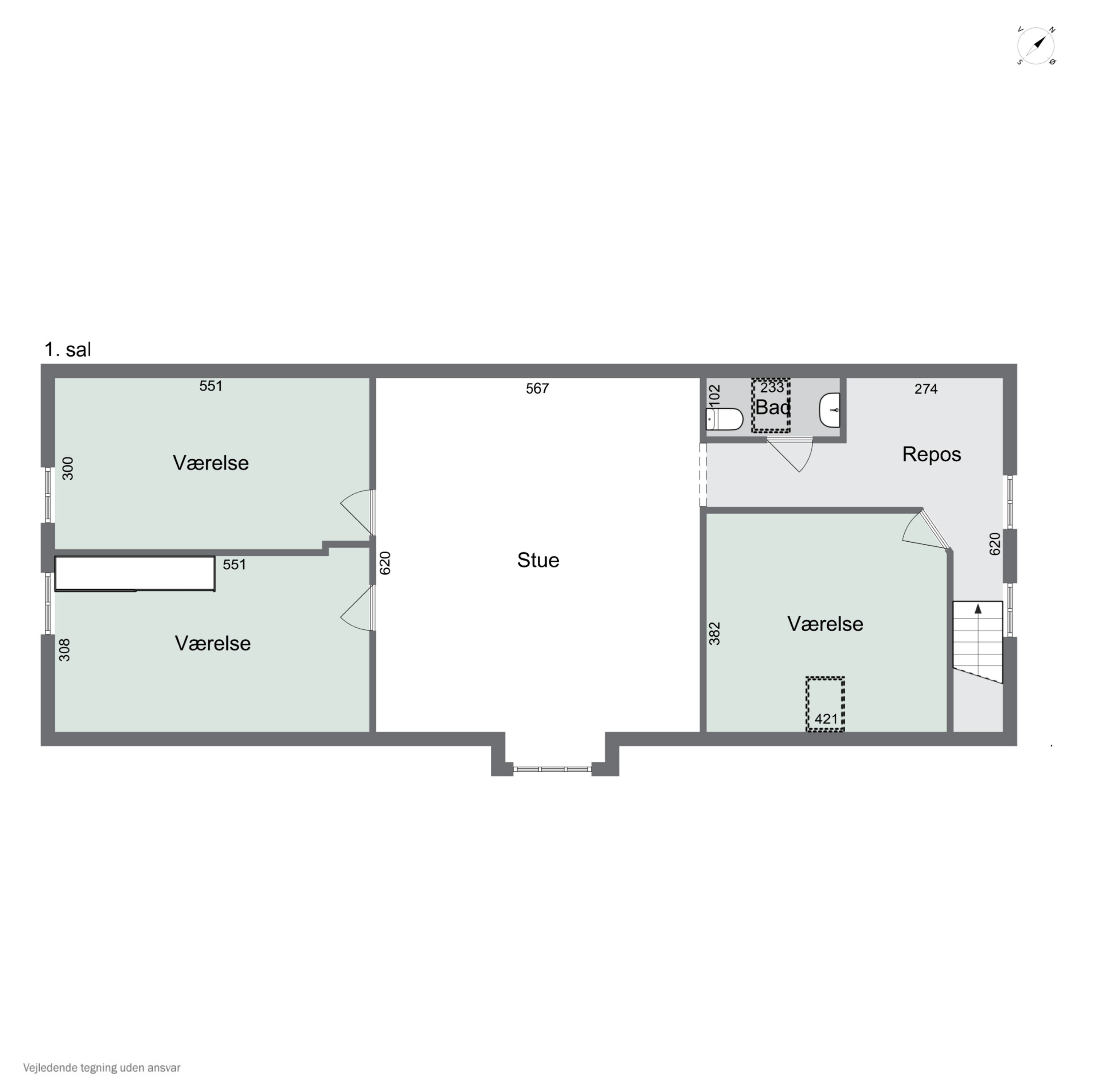 Plantegninger billede af Sorø Landevej 206, Eggeslevmagle, 4230 Skælskør