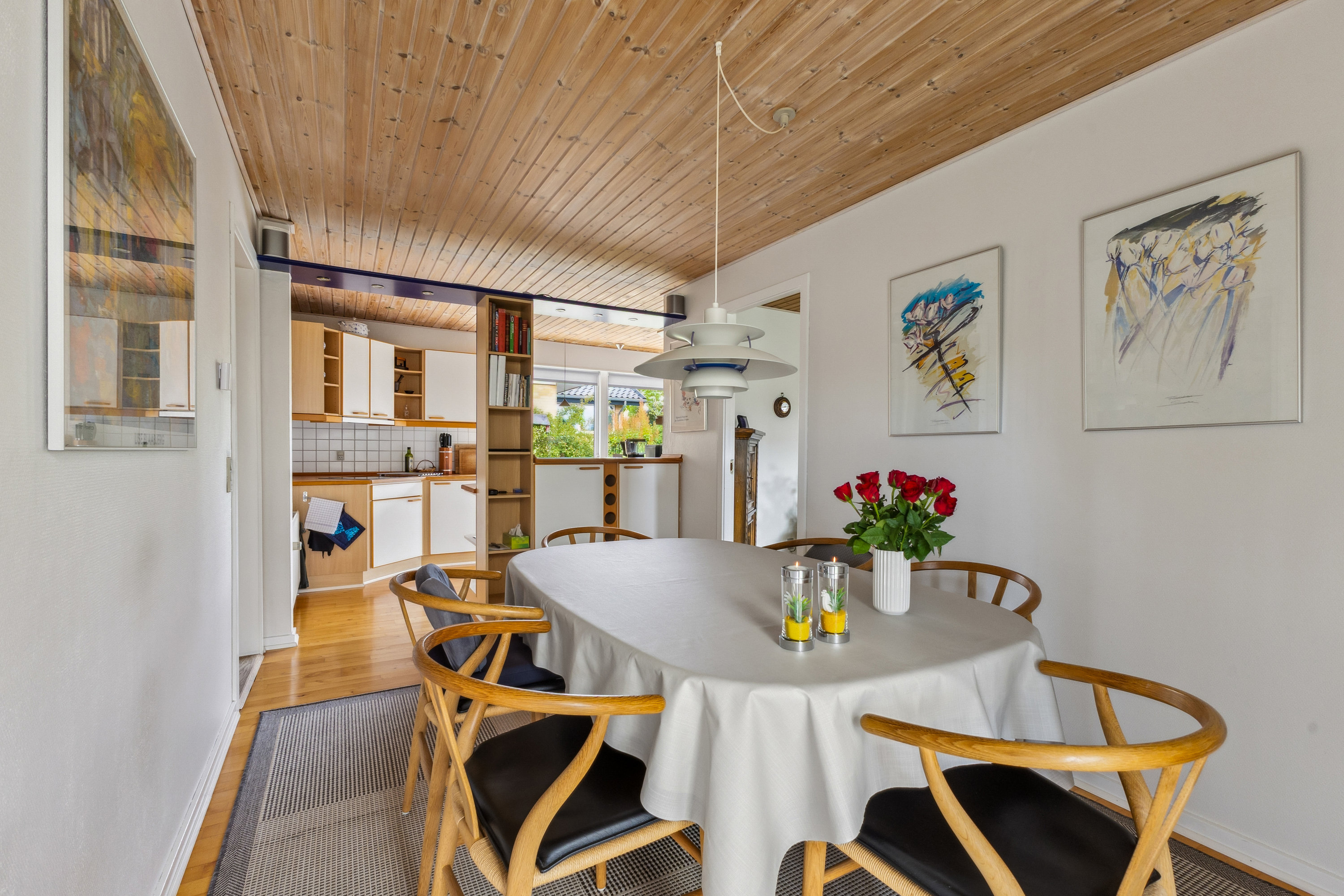 Fremhævet stue billede i fuldskærmstilstand. Billede af Midtkobbel 58, 6440 Augustenborg