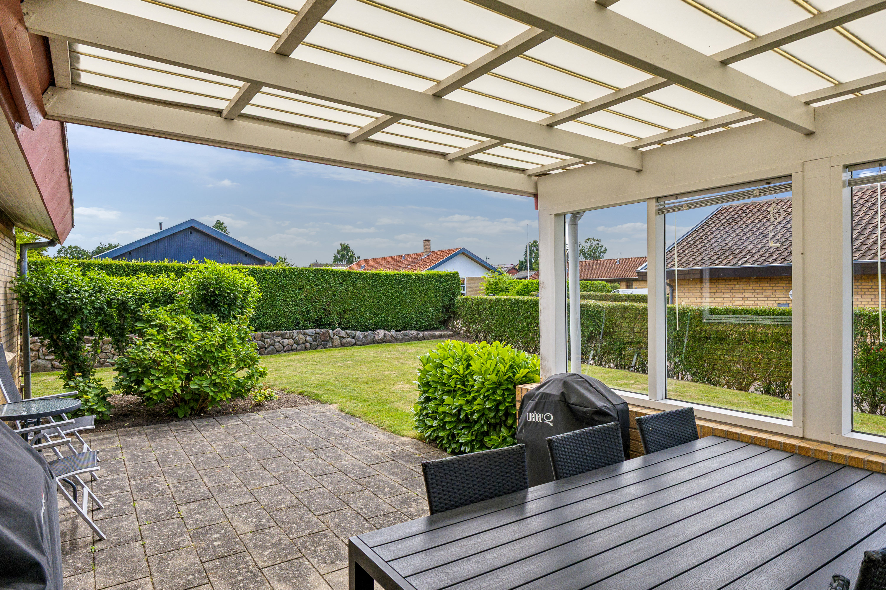 Fremhævet terrasse billede i fuldskærmstilstand. Billede af Midtkobbel 58, 6440 Augustenborg