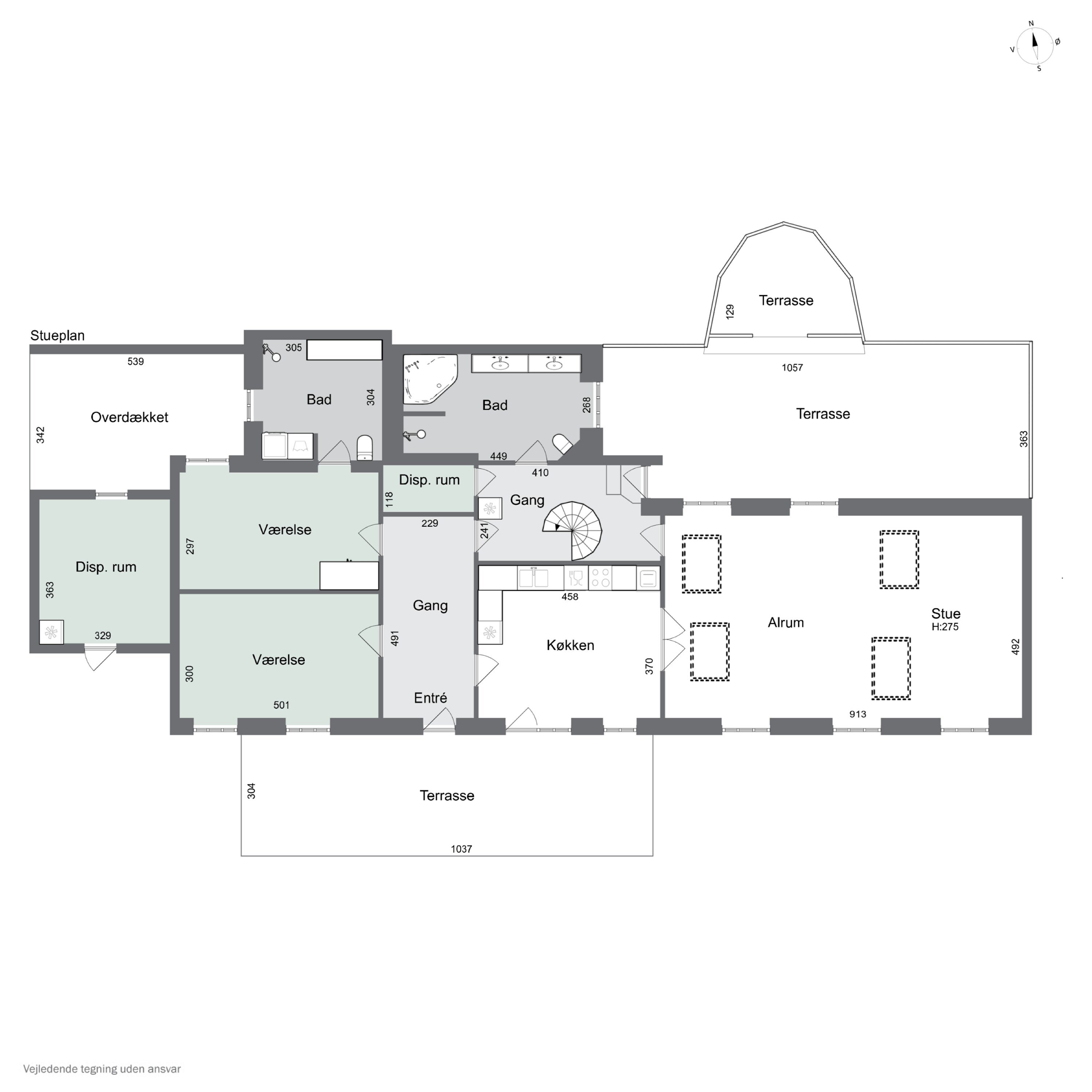 Plantegninger billede af Kingosvej 7, 9800 Hjørring