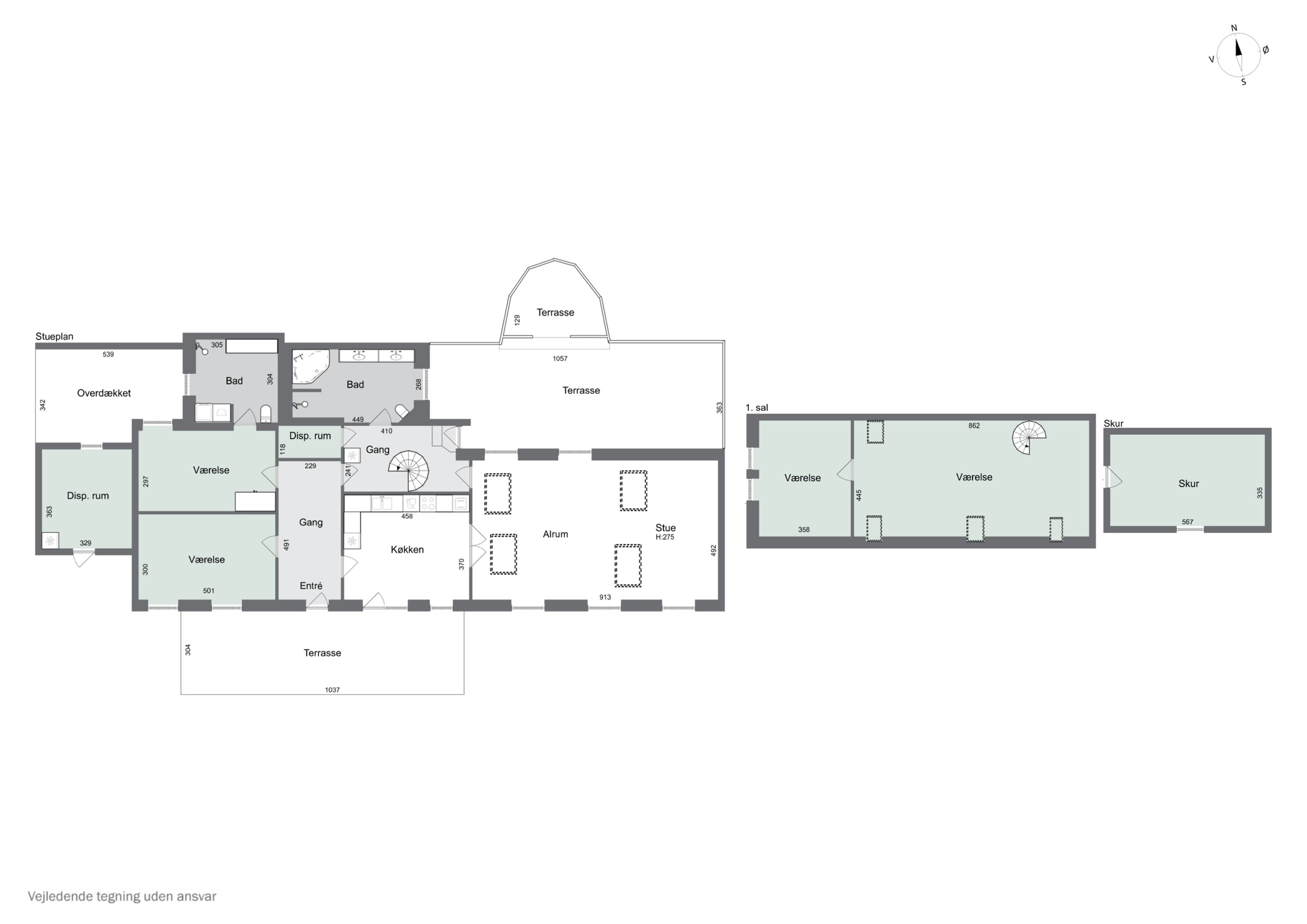 Plantegninger billede af Kingosvej 7, 9800 Hjørring