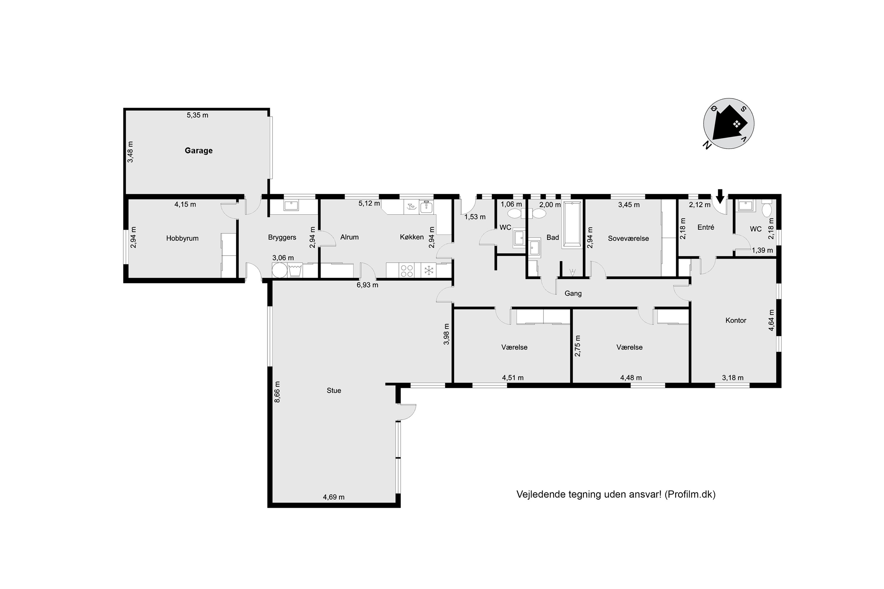 Plantegninger billede af Søndergårdvej 7, Hammerum, 7400 Herning