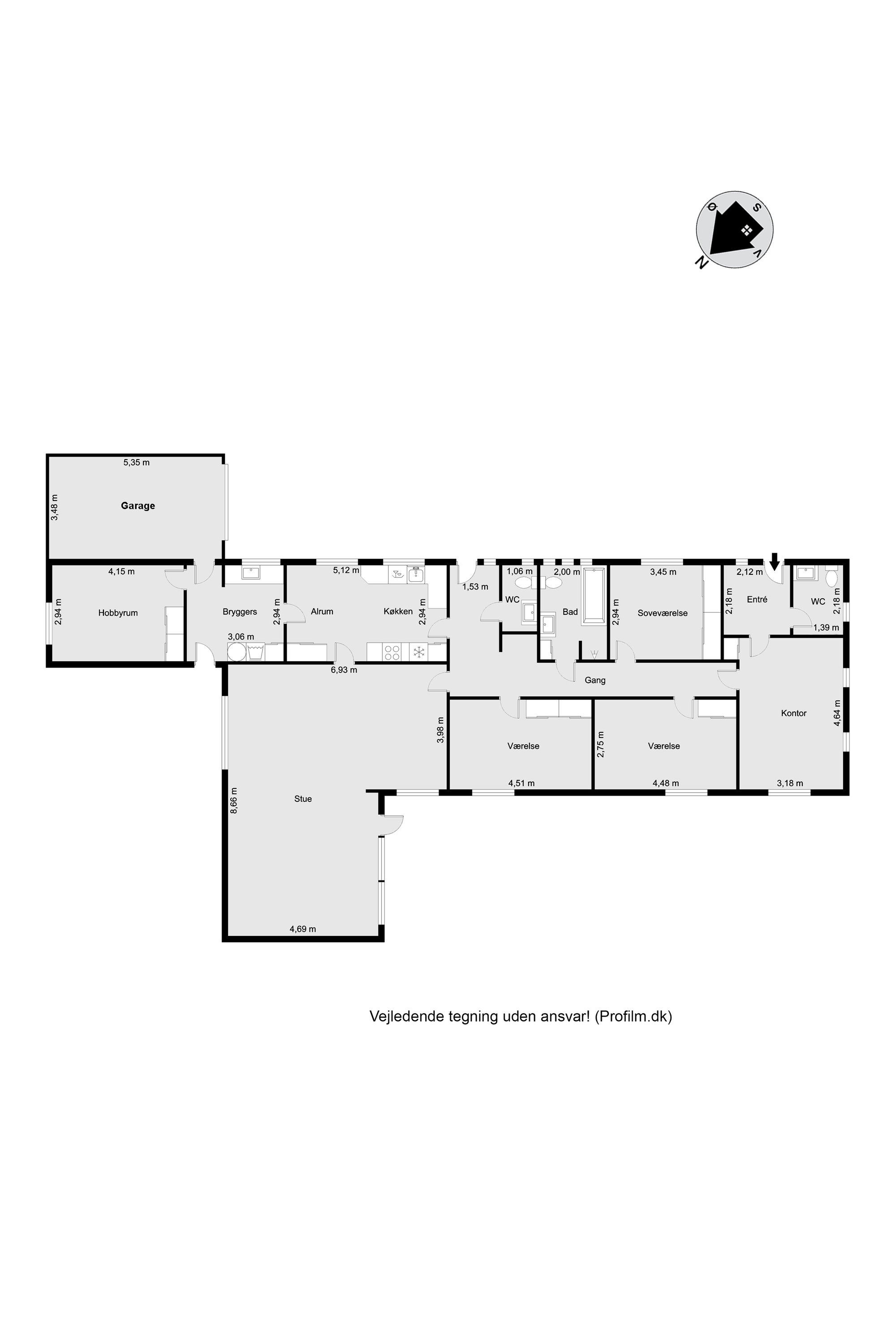 Plantegninger billede af Søndergårdvej 7, Hammerum, 7400 Herning