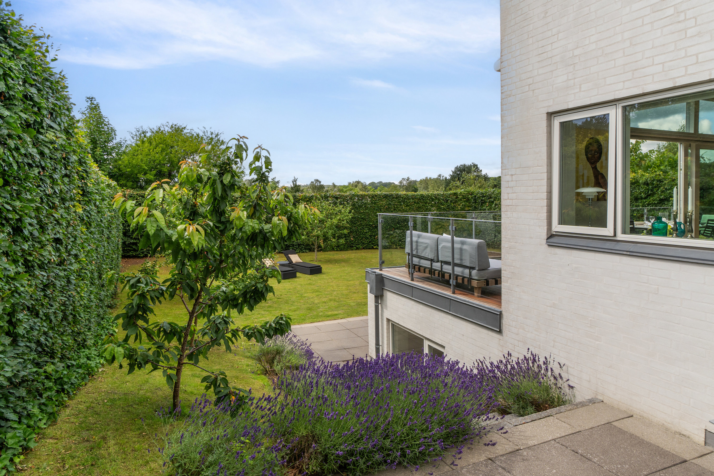 Miniaturebillede 1: set fra haven. Billede af Kulsviervej 107, 2800 Kongens Lyngby