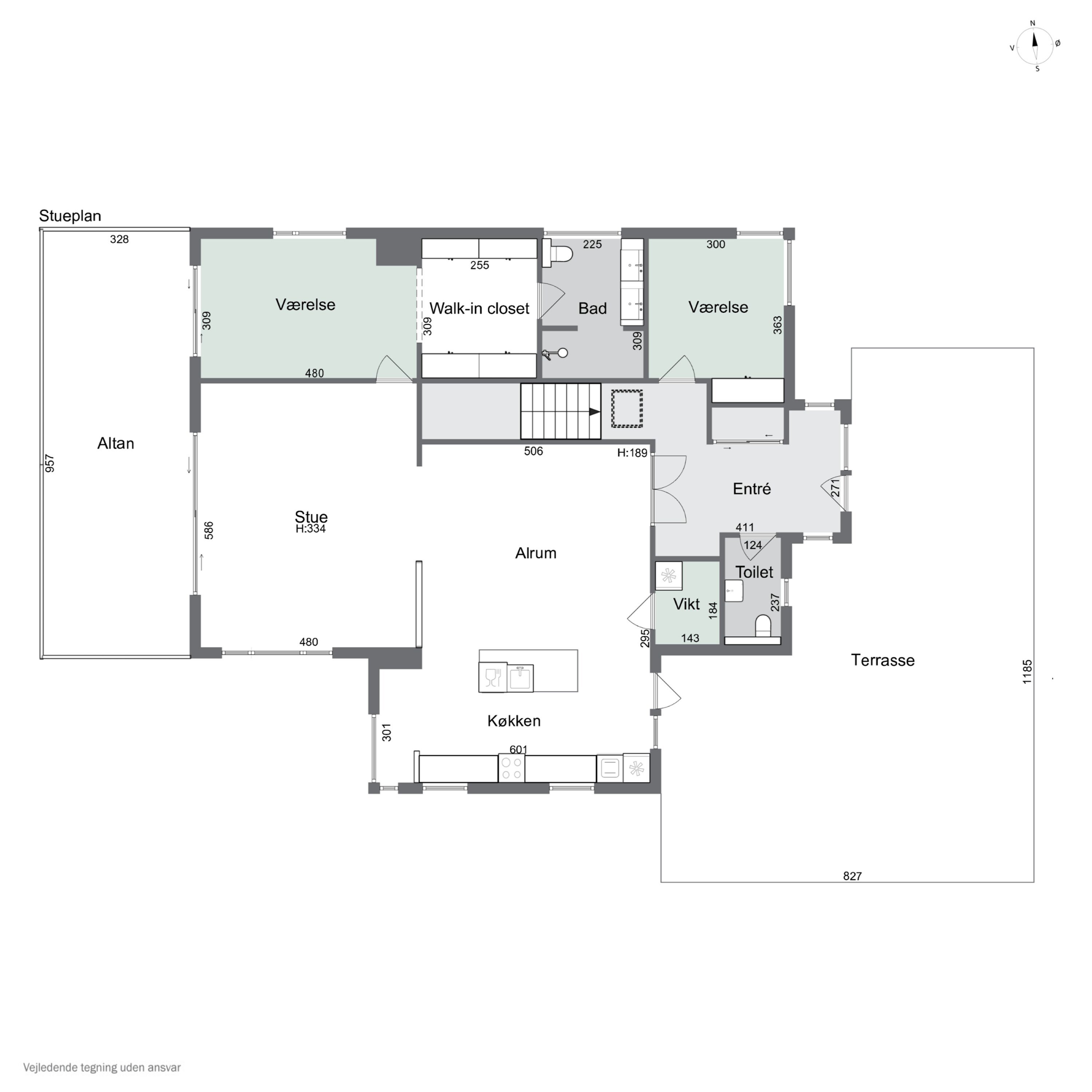 Plantegninger billede af Kulsviervej 107, 2800 Kongens Lyngby