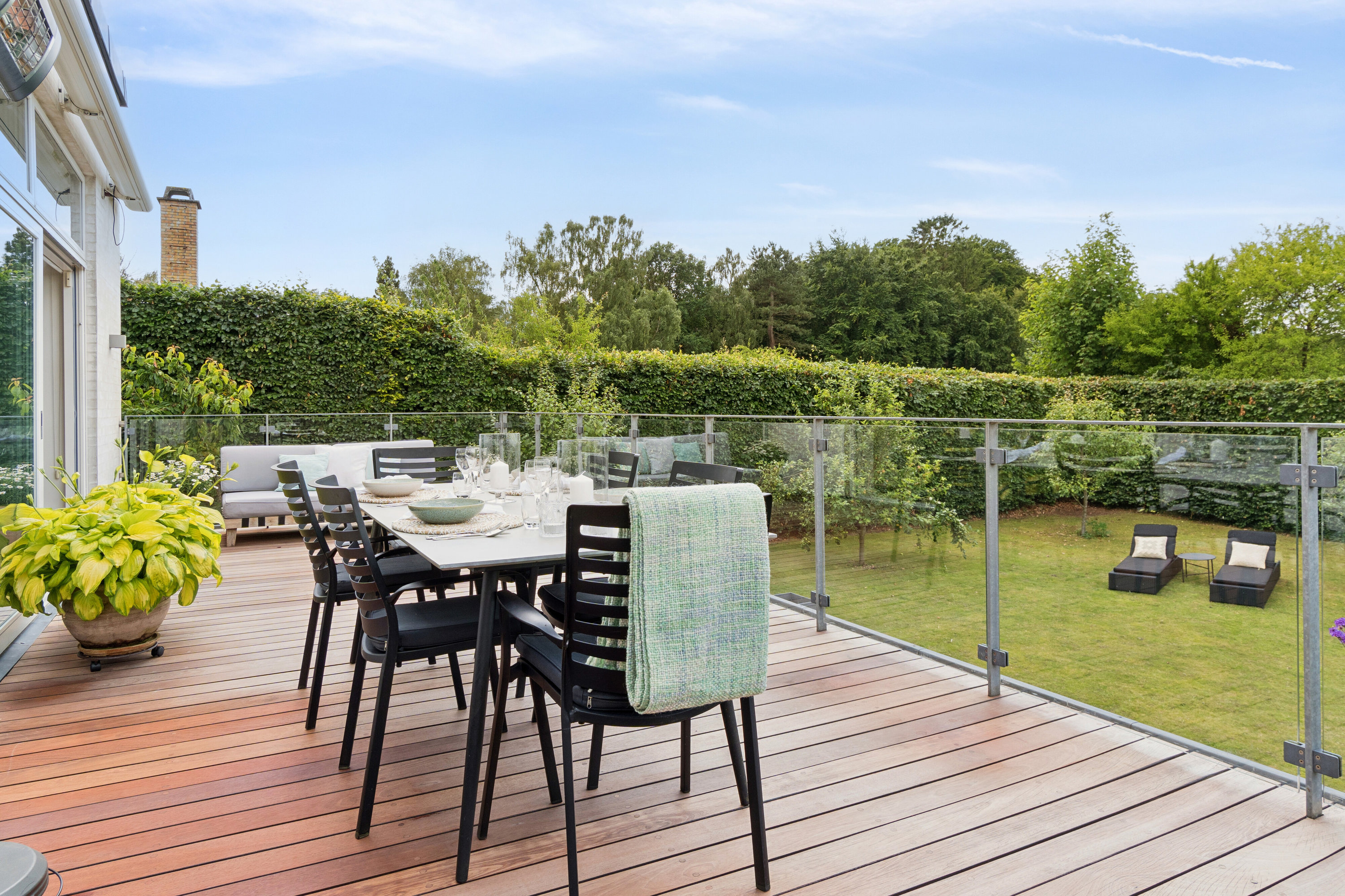 Fremhævet terrasse billede i fuldskærmstilstand. Billede af Kulsviervej 107, 2800 Kongens Lyngby