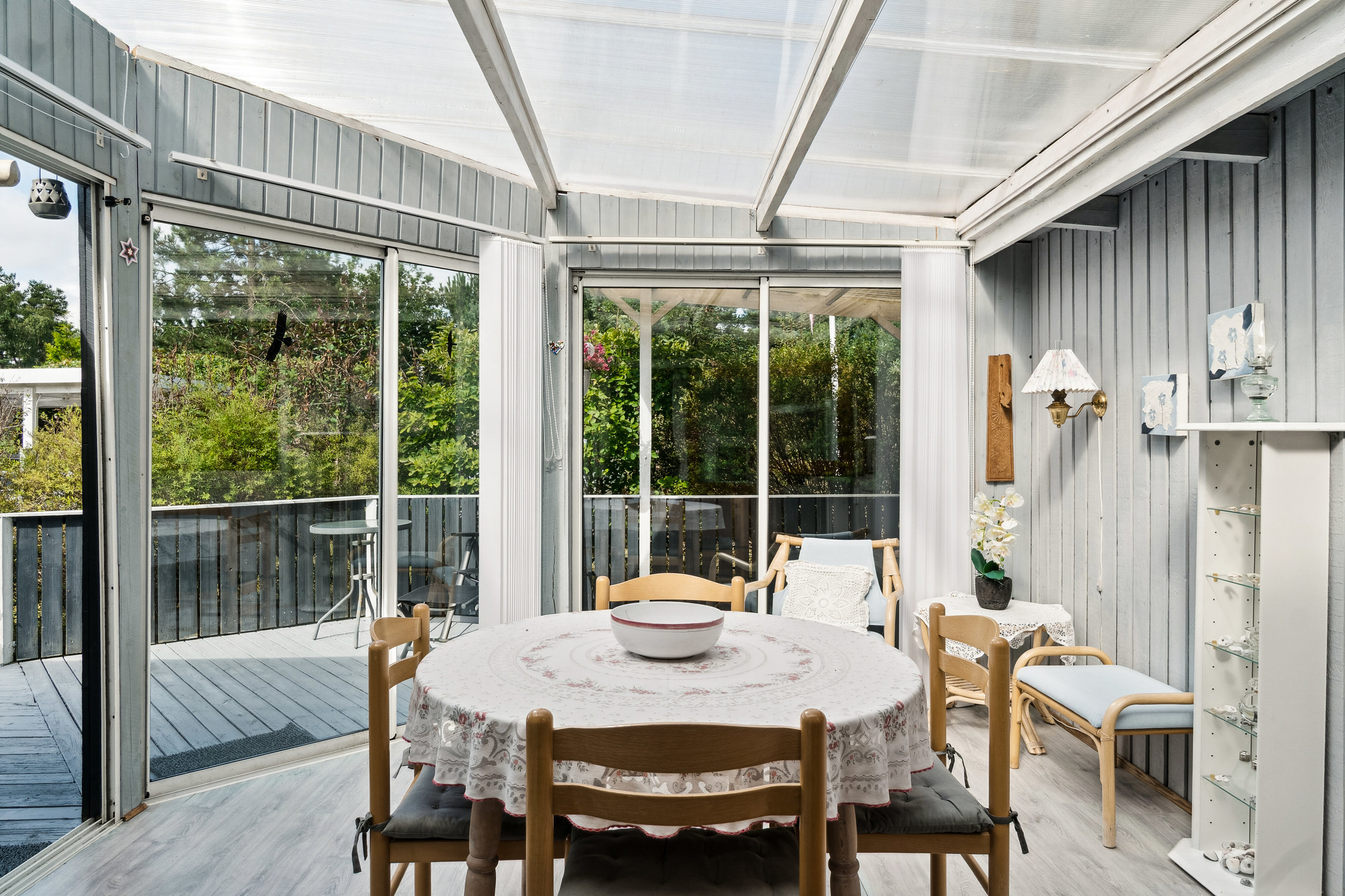 Fremhævet overdækket terrasse billede i fuldskærmstilstand. Billede af Odinsvej 3A, 4500 Nykøbing Sj