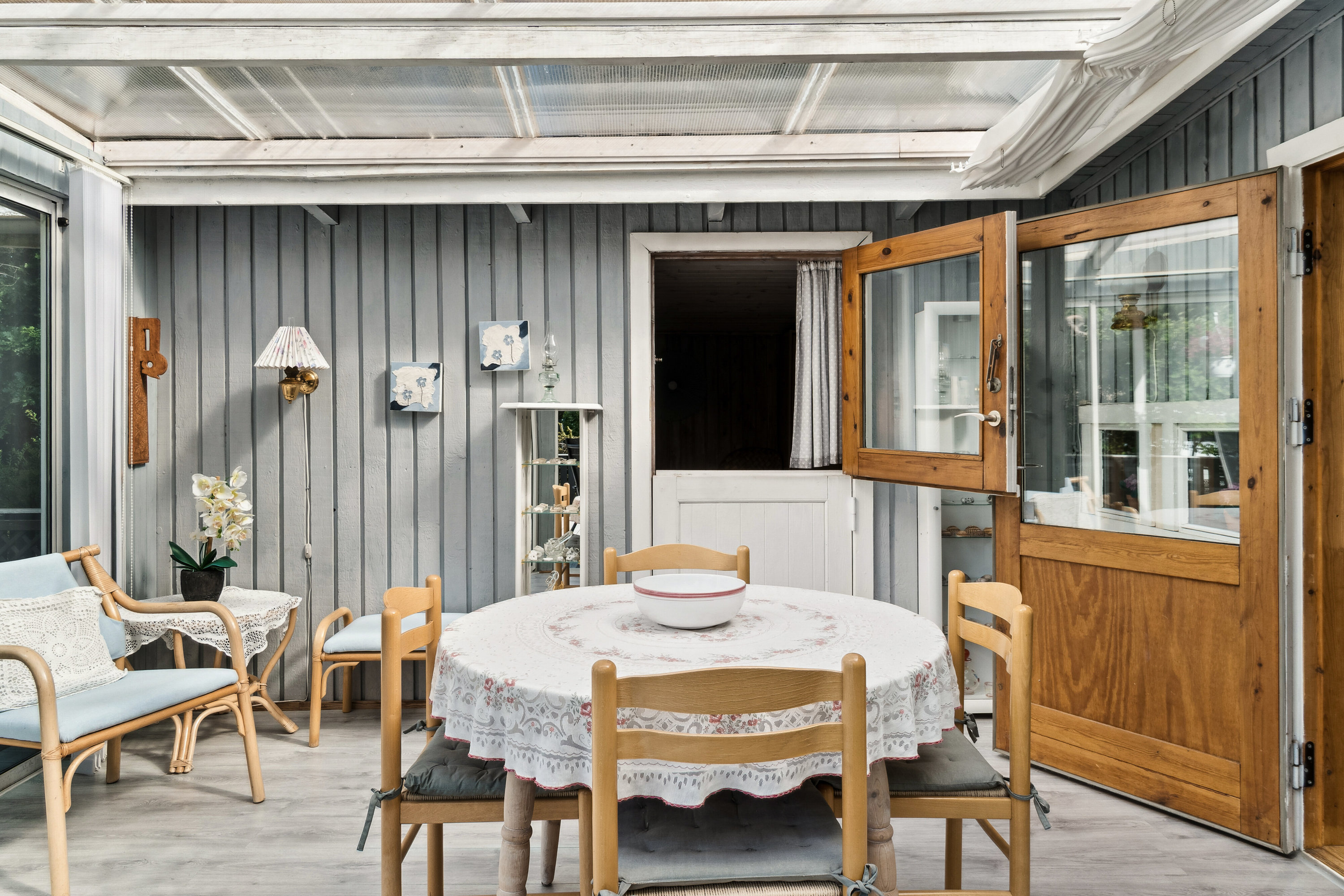 Fremhævet overdækket terrasse billede i fuldskærmstilstand. Billede af Odinsvej 3A, 4500 Nykøbing Sj