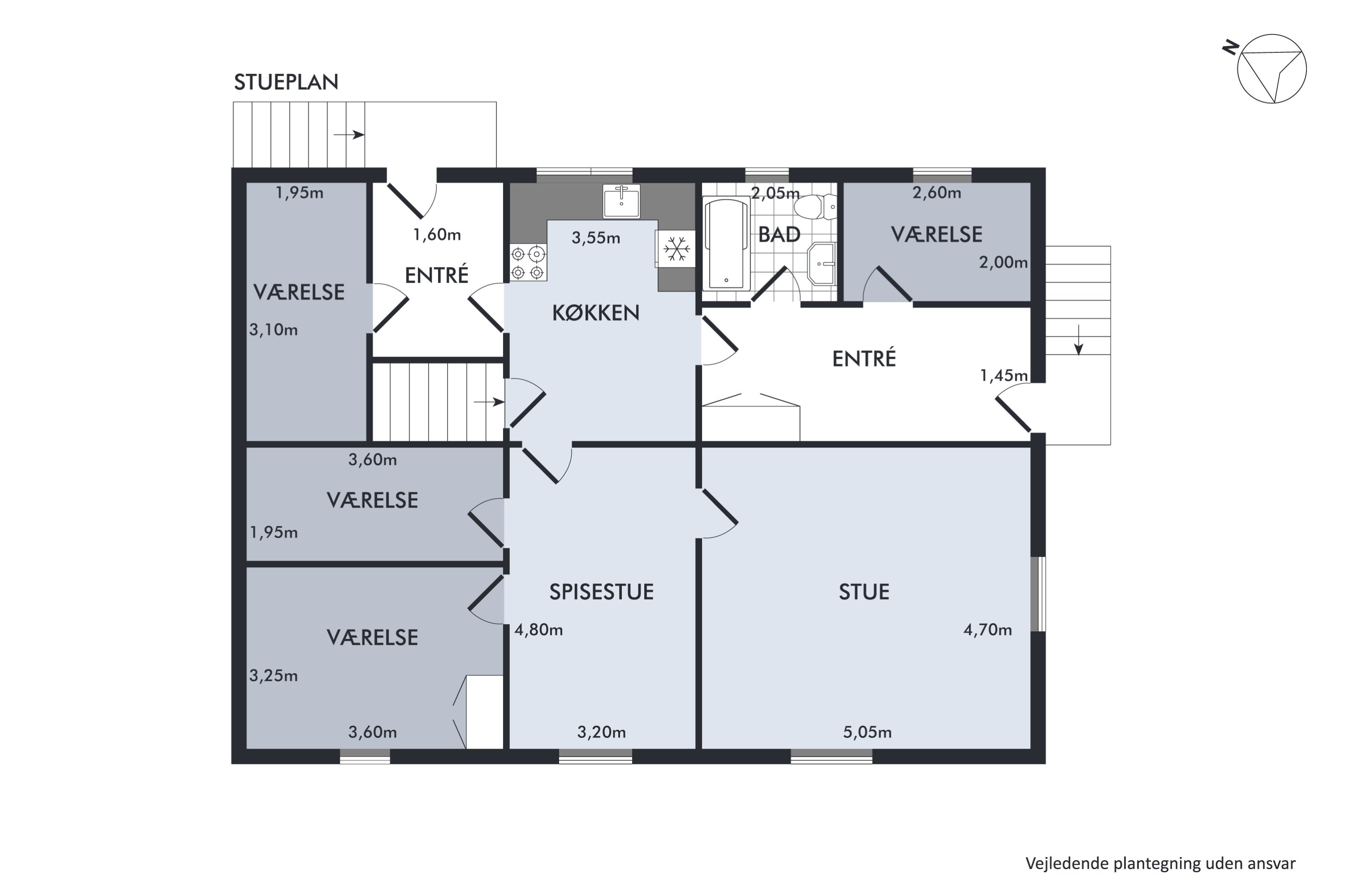 Plantegninger billede af Østervangsvej 21, Dalbyneder, 8970 Havndal