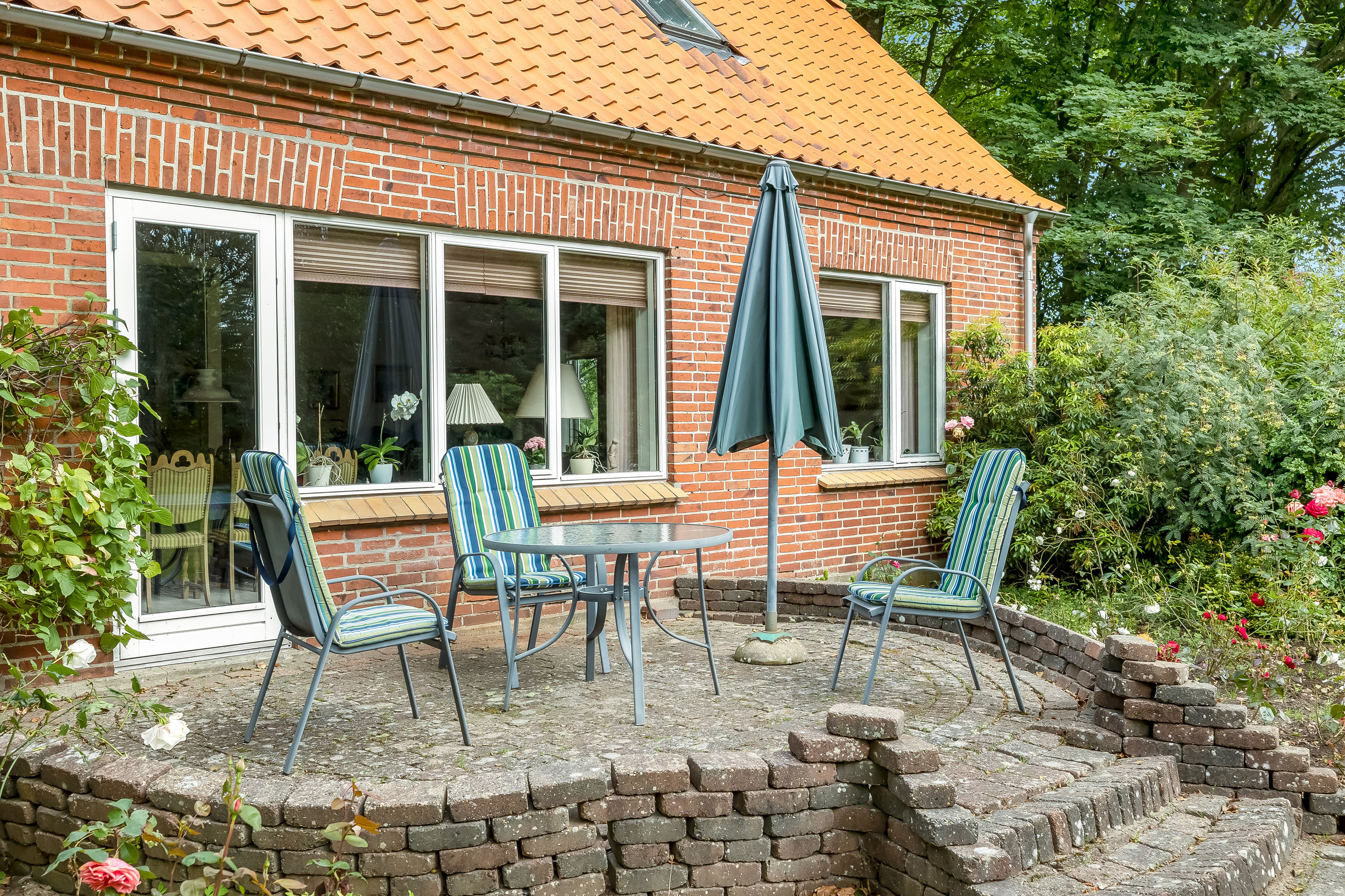 Fremhævet terrasse billede i fuldskærmstilstand. Billede af Højbyvej 2, Borris, 6900 Skjern