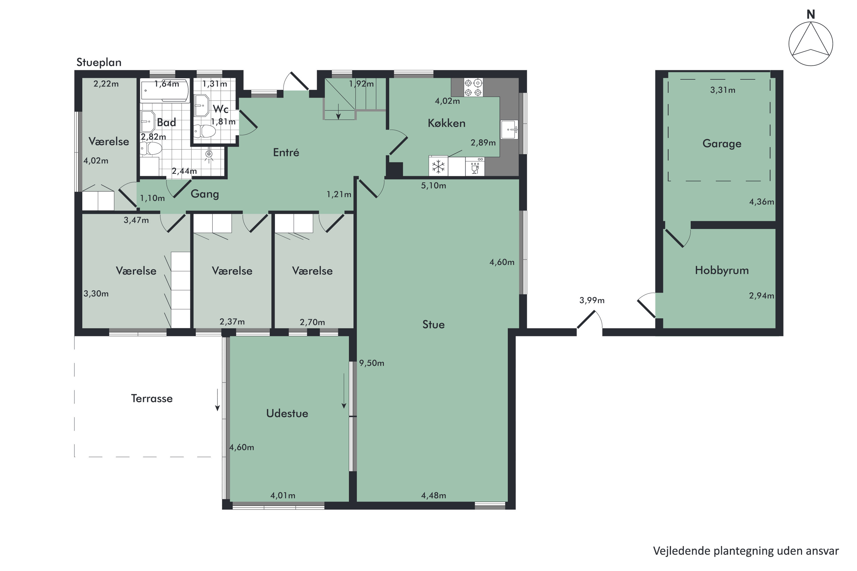 Plantegninger billede af Marianevej 2, Vinde, 7800 Skive