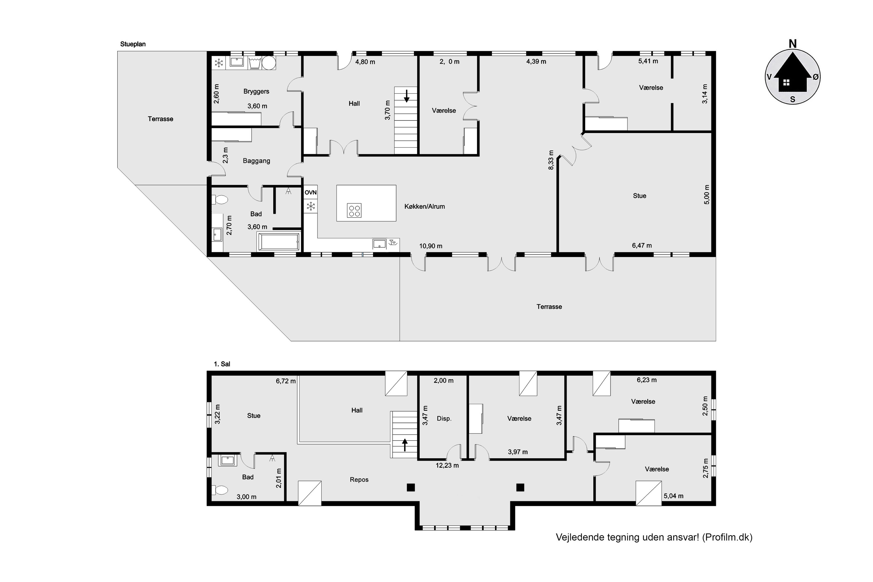 Plantegninger billede af Nørre Hvamvej 3, Borbjerg, 7500 Holstebro