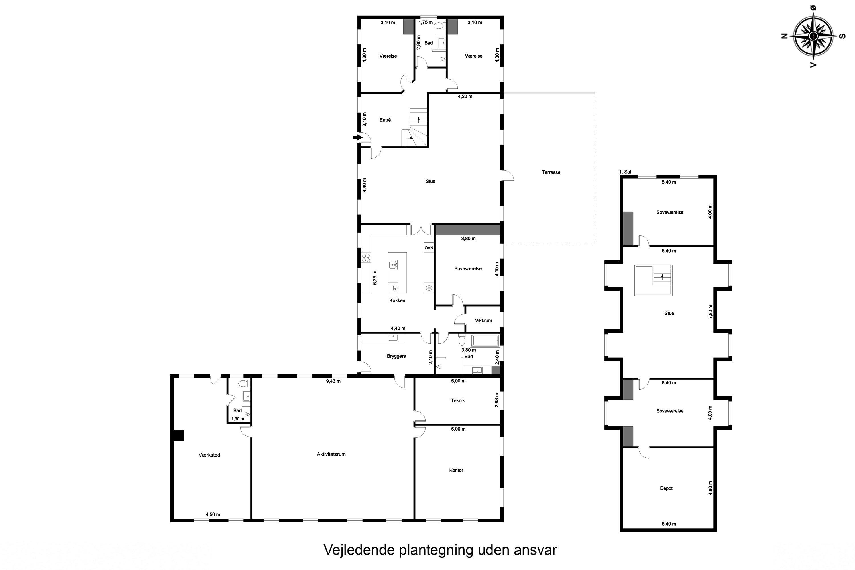 Plantegninger billede af Holmvej 1, 6990 Ulfborg