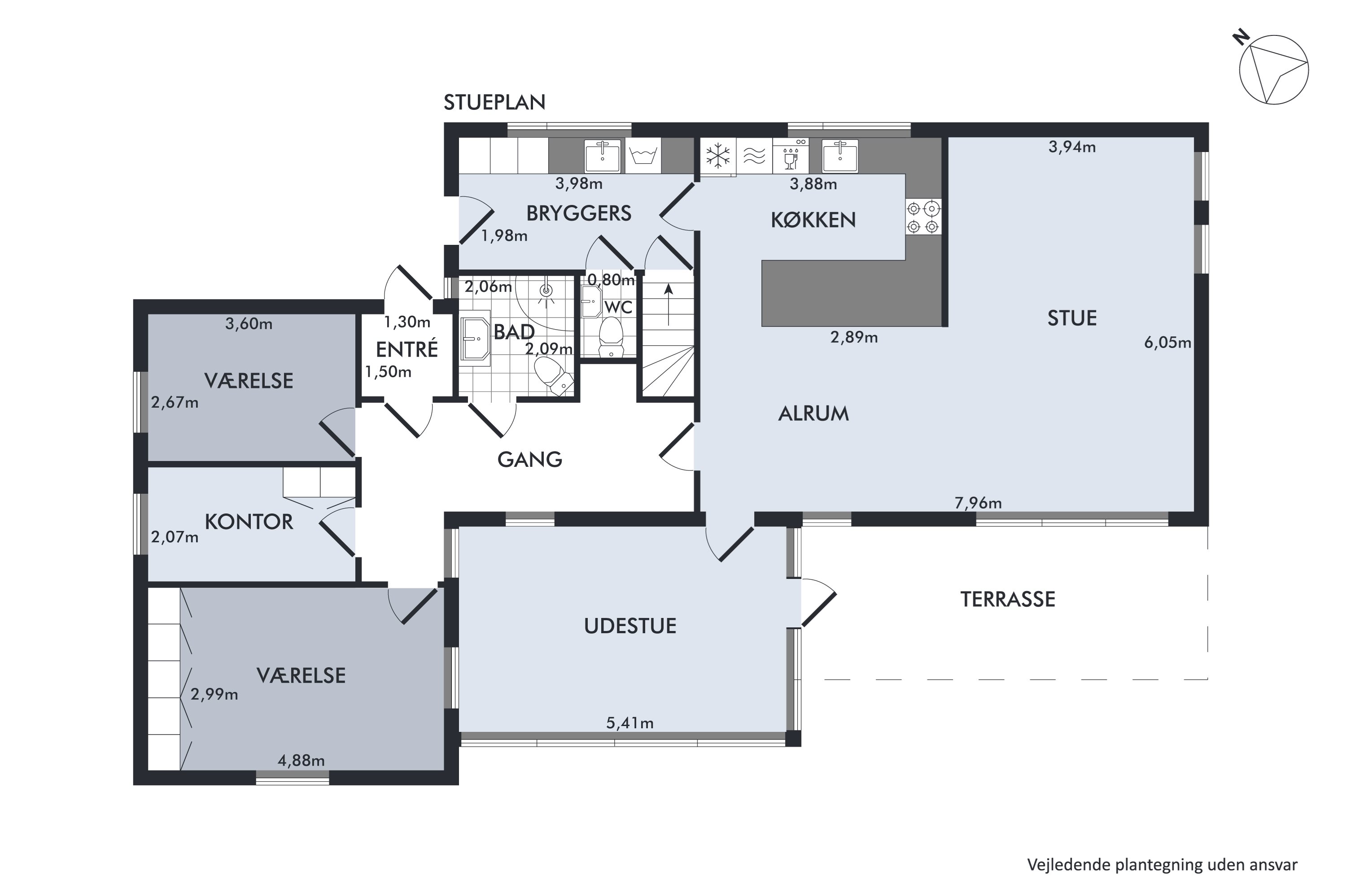 Plantegninger billede af Helnæsvej 4A, Brydegaard, 5683 Haarby