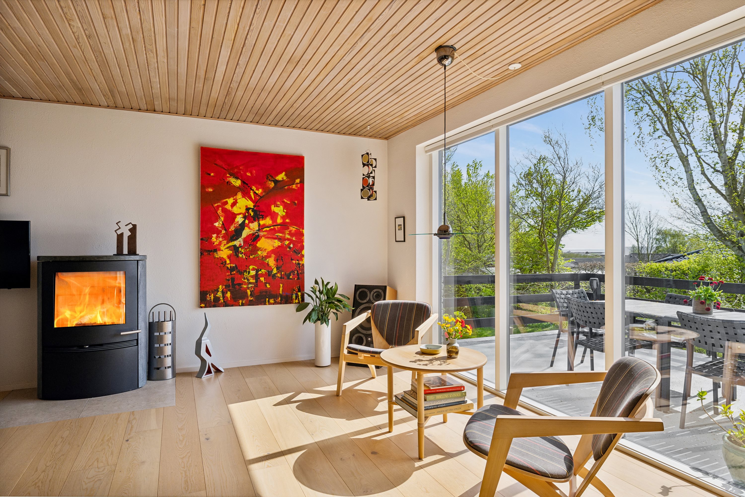 Fremhævet stue billede i fuldskærmstilstand. Billede af Helnæsvej 4A, Brydegaard, 5683 Haarby