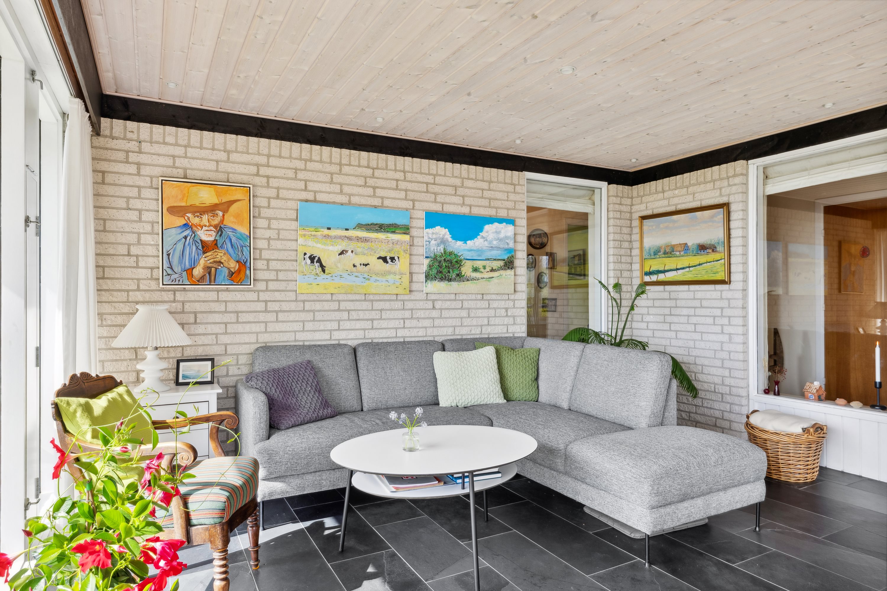 Fremhævet stue billede i fuldskærmstilstand. Billede af Helnæsvej 4A, Brydegaard, 5683 Haarby