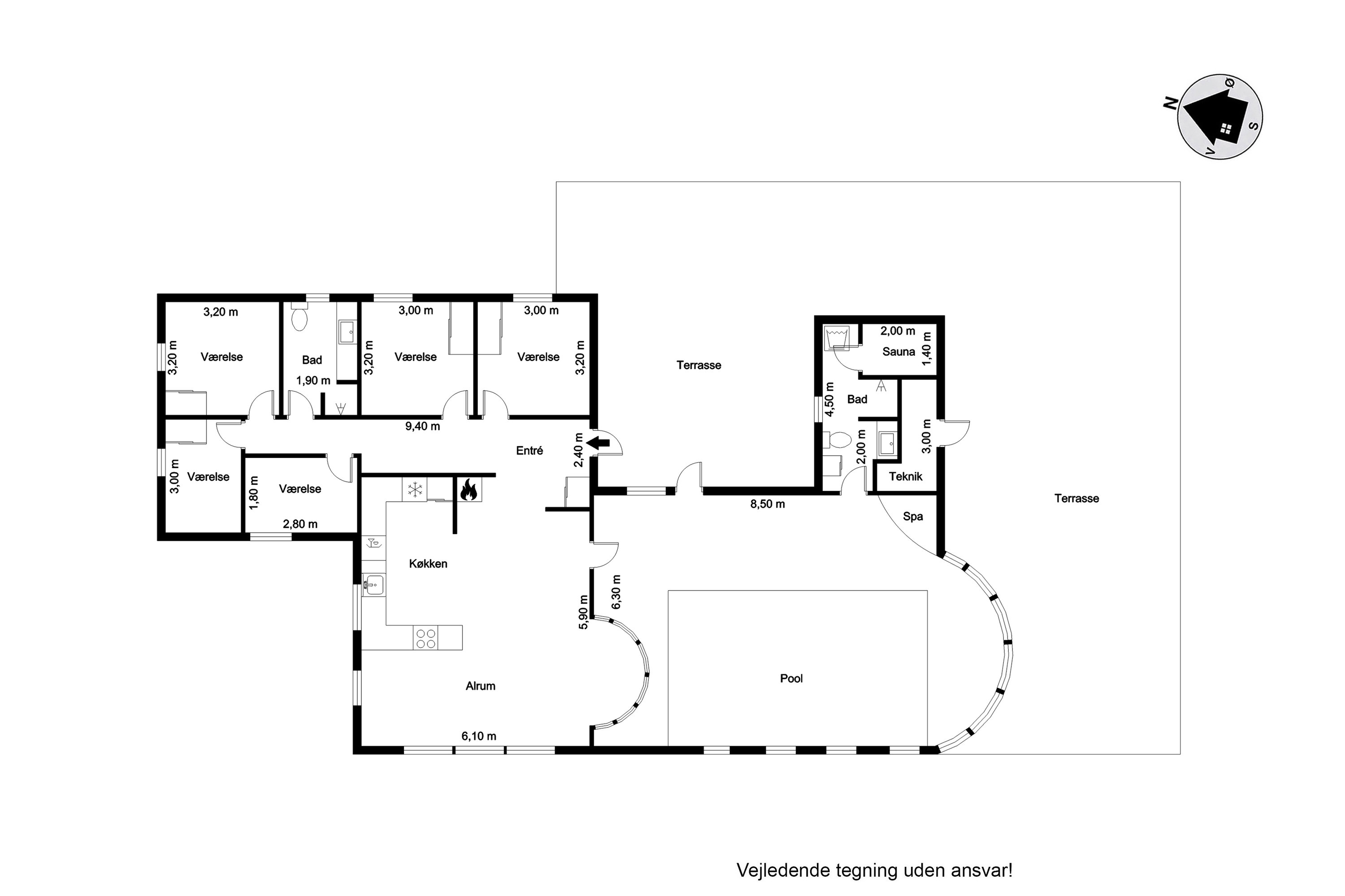 Plantegninger billede af Havklitvej 101, Klegod, 6950 Ringkøbing
