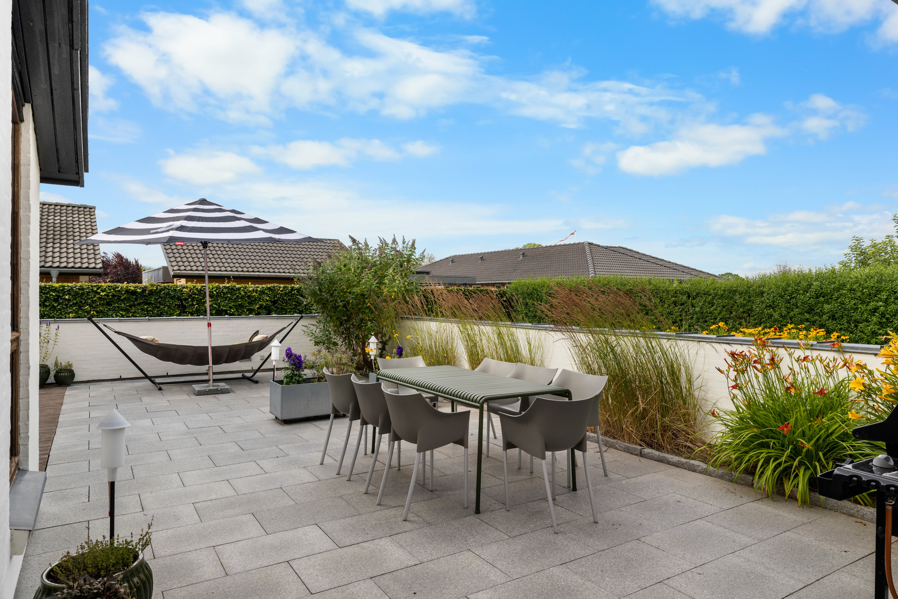 Fremhævet terrasse billede i fuldskærmstilstand. Billede af Kobbelgårdsvej 72, 7000 Fredericia