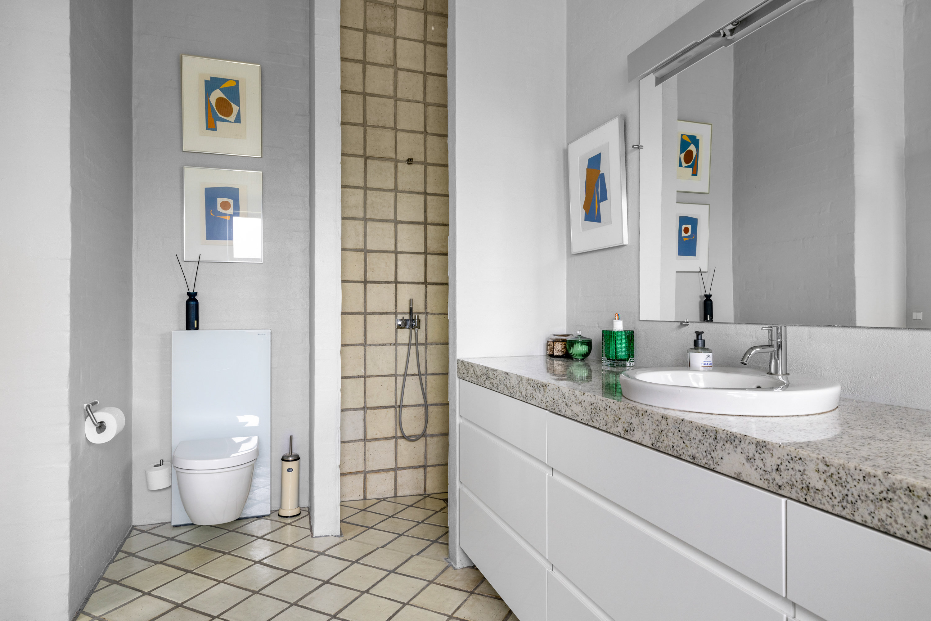 Fremhævet badeværelse billede i fuldskærmstilstand. Billede af Kobbelgårdsvej 72, 7000 Fredericia