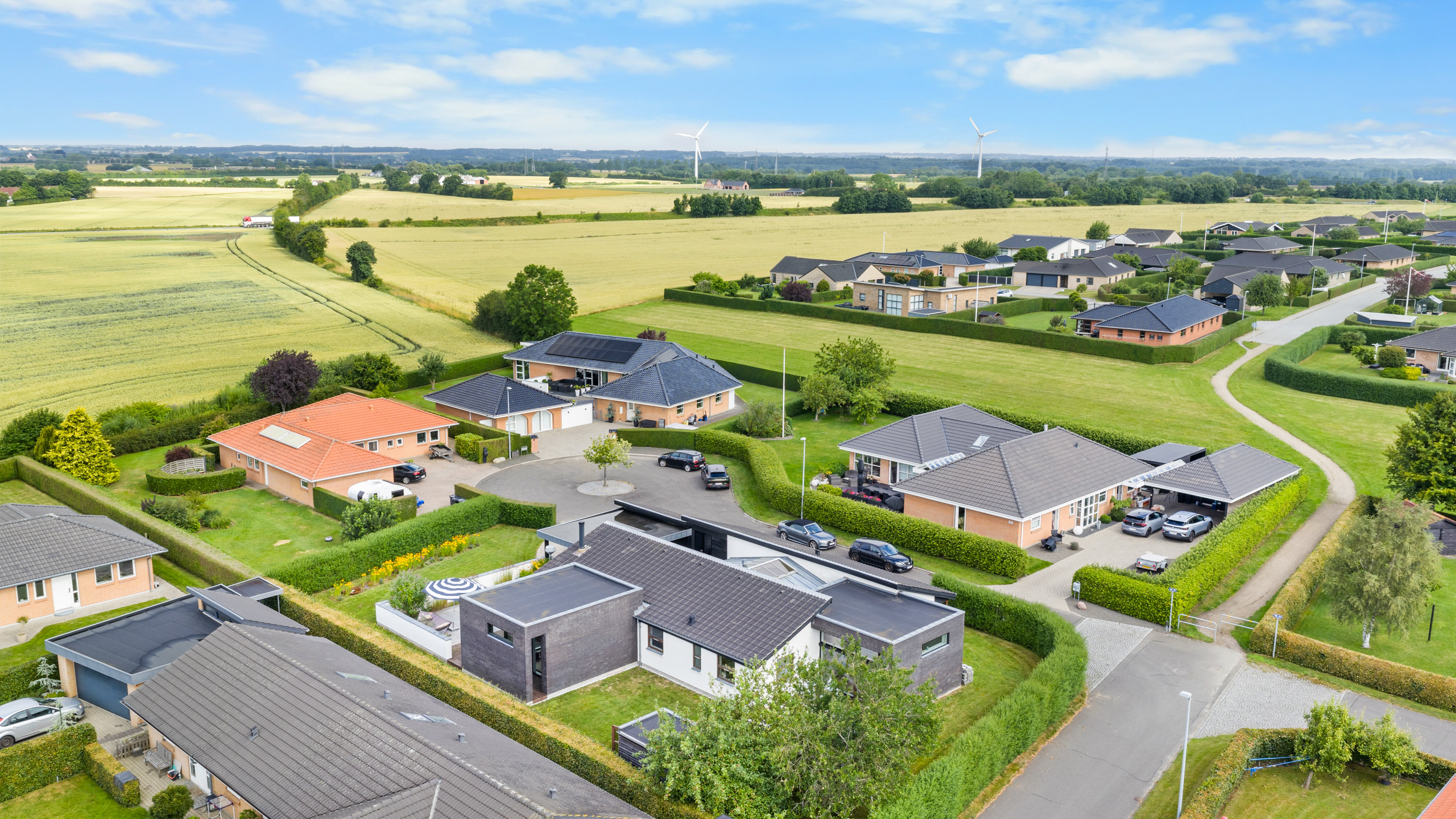 Miniaturebillede 1: luftfoto. Billede af Kobbelgårdsvej 72, 7000 Fredericia