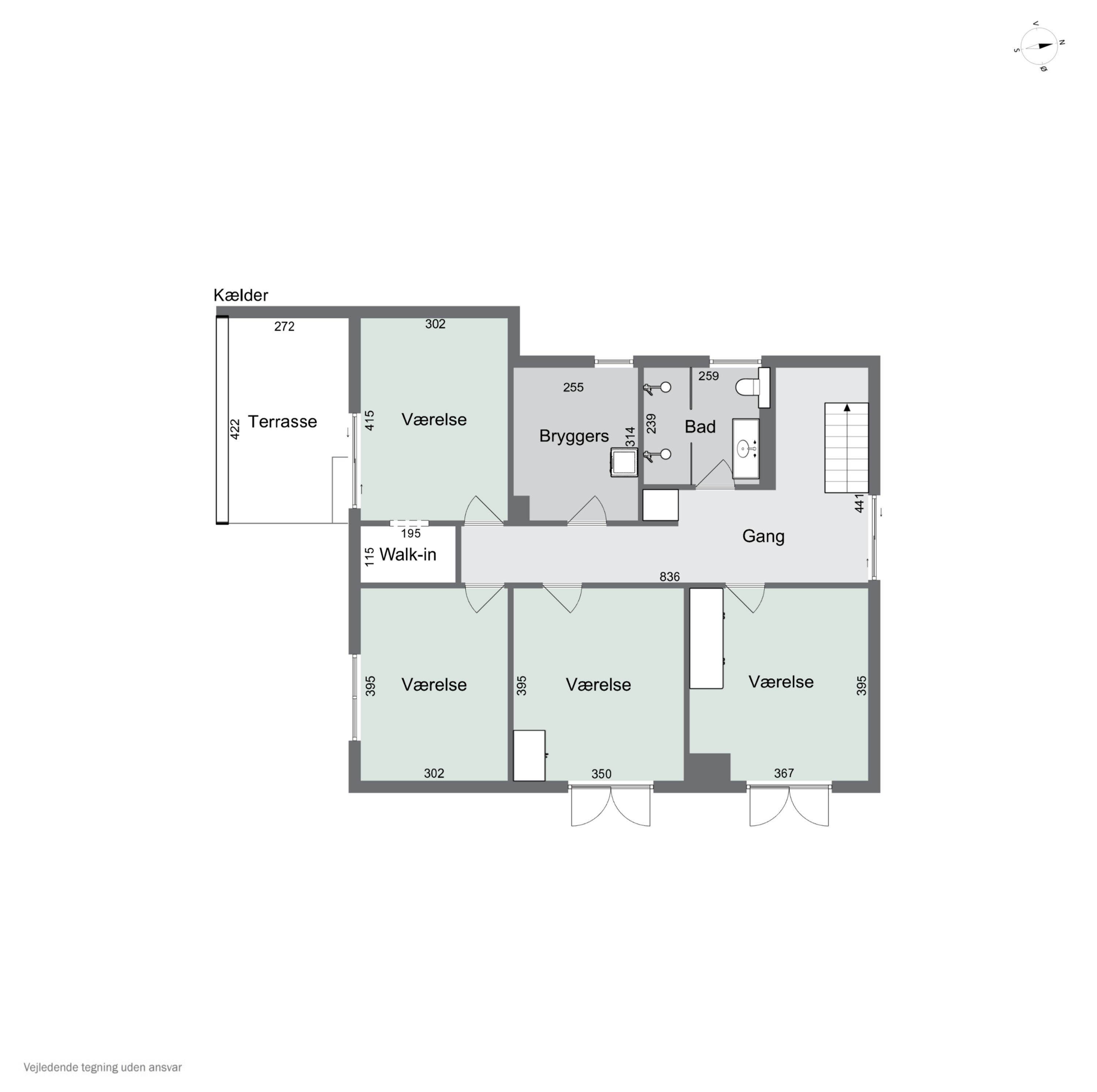 Plantegninger billede af Søndervang 31, 9800 Hjørring