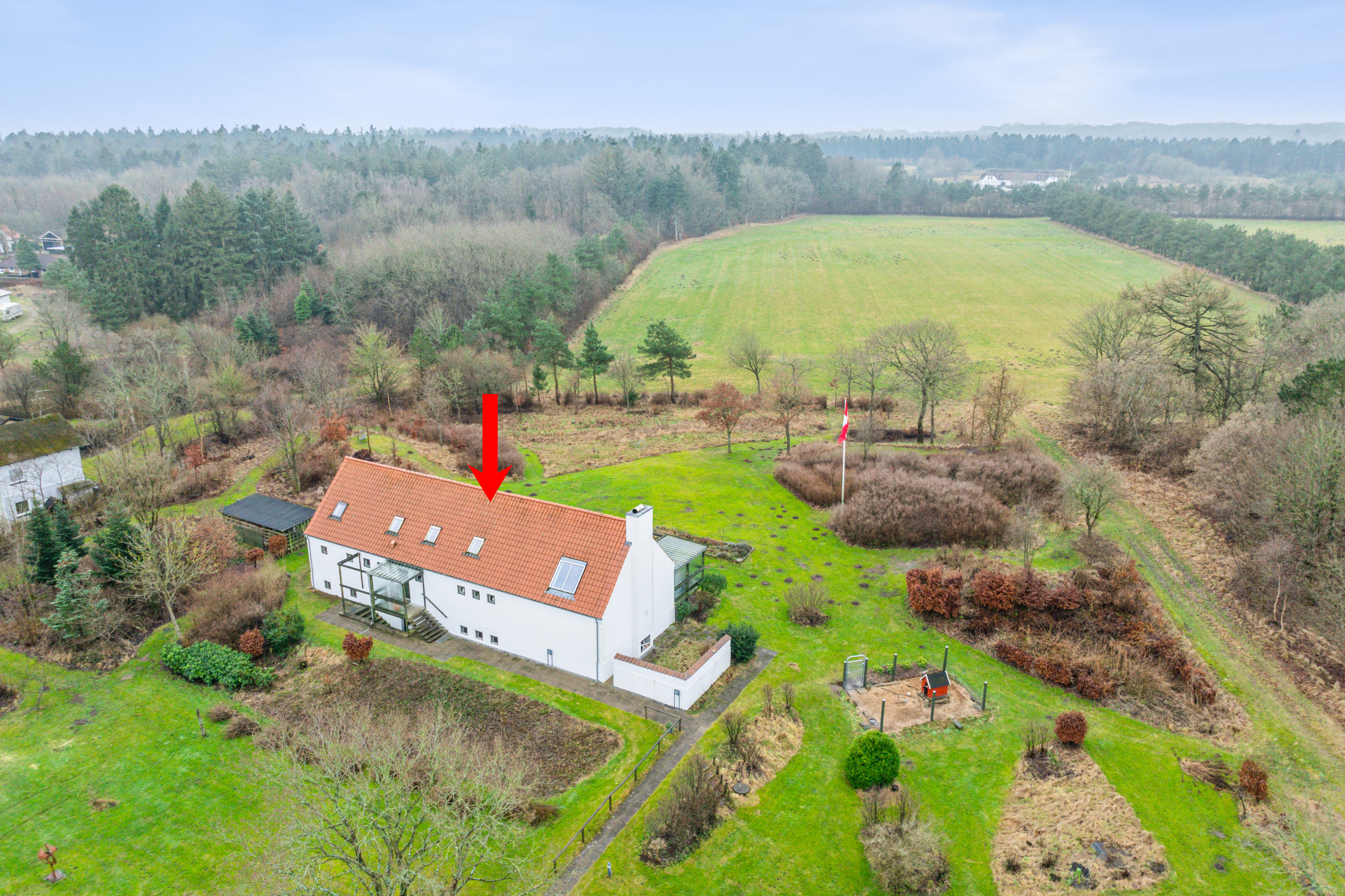 Fremhævet  billede i fuldskærmstilstand. Billede af Grindstedvej 43, Hammer Bakker, 9310 Vodskov