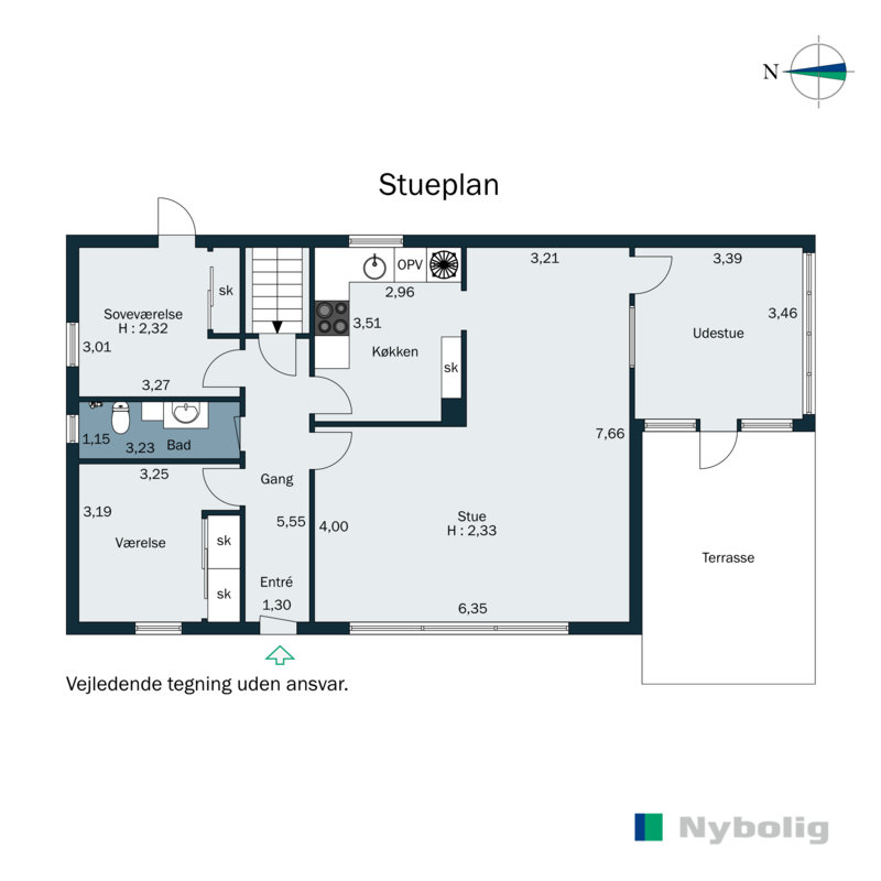 Plantegninger billede af Dyssevej 7, Hostrupskov, 6200 Aabenraa