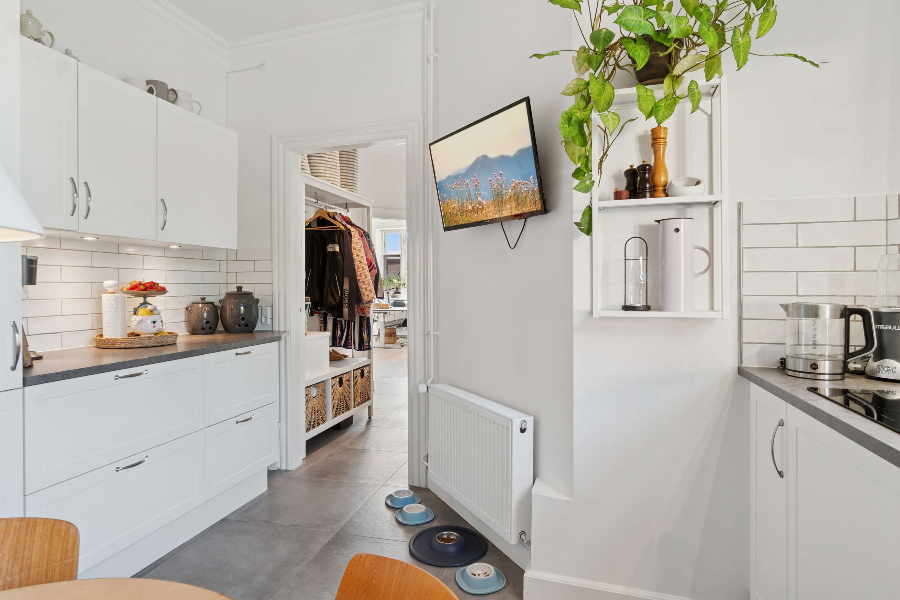 Fremhævet køkken billede i fuldskærmstilstand. Billede af Møllestræde 1A, 1., 4400 Kalundborg