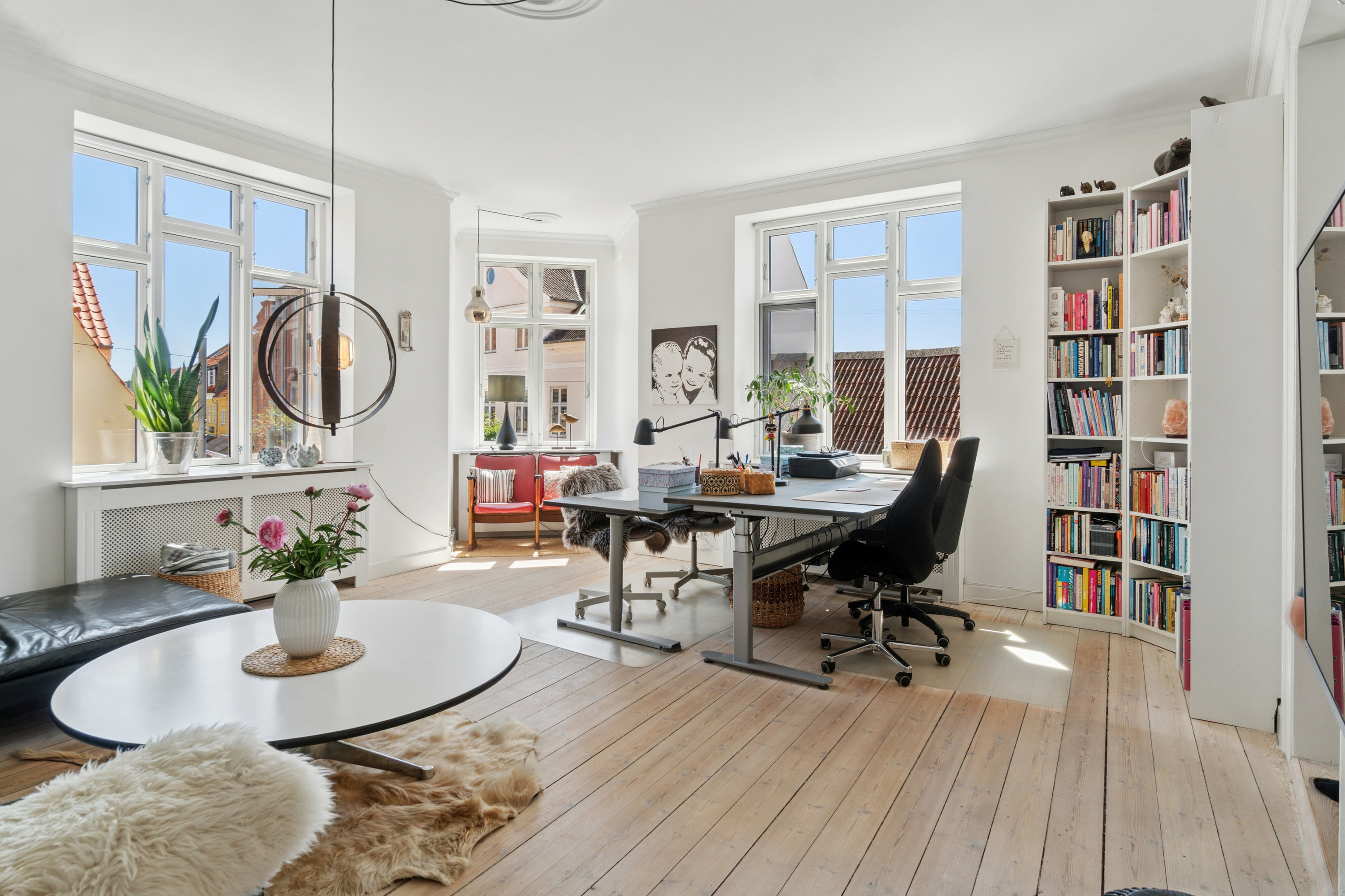 Fremhævet stue billede i fuldskærmstilstand. Billede af Møllestræde 1A, 1., 4400 Kalundborg