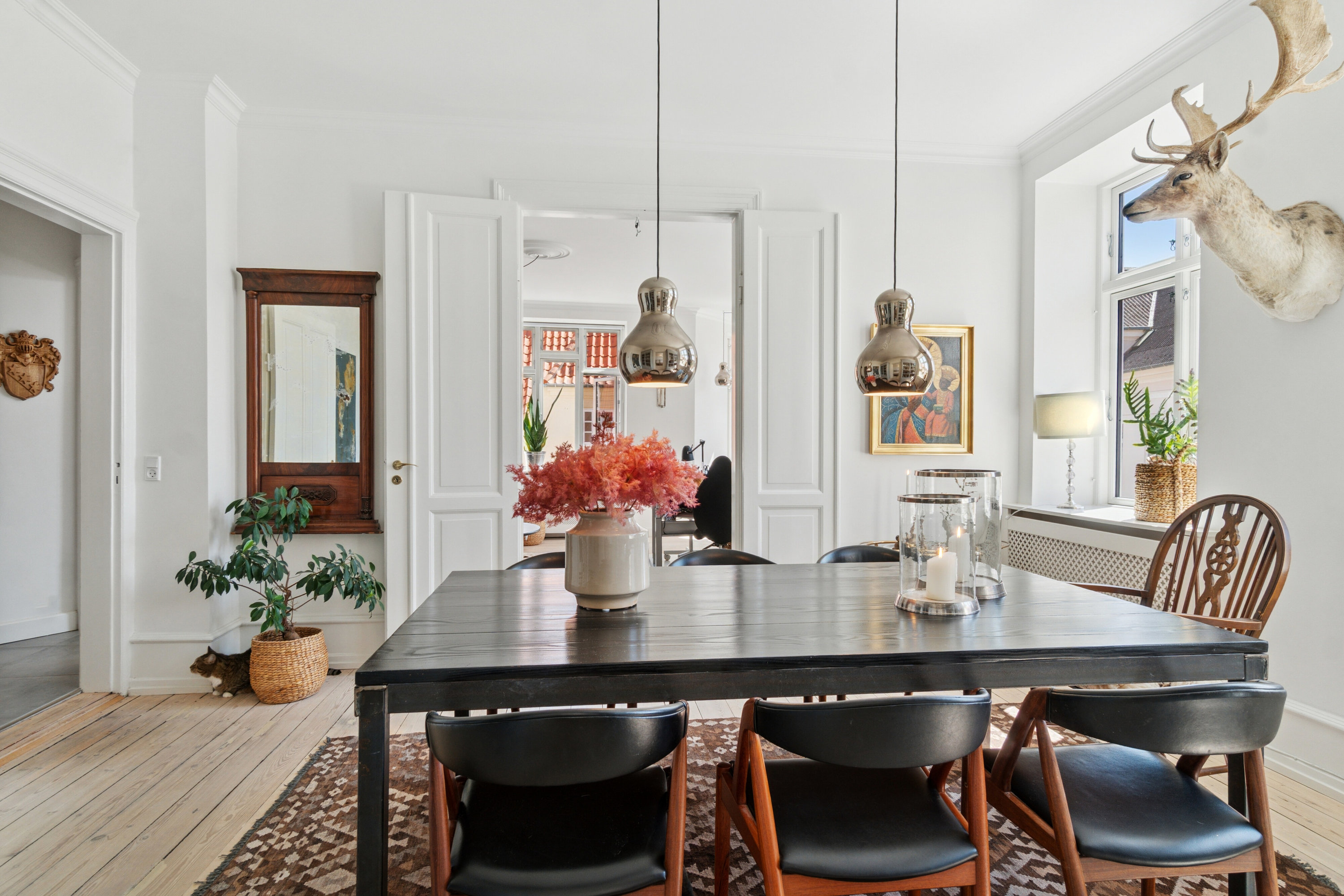 Fremhævet spisestue billede i fuldskærmstilstand. Billede af Møllestræde 1A, 1., 4400 Kalundborg