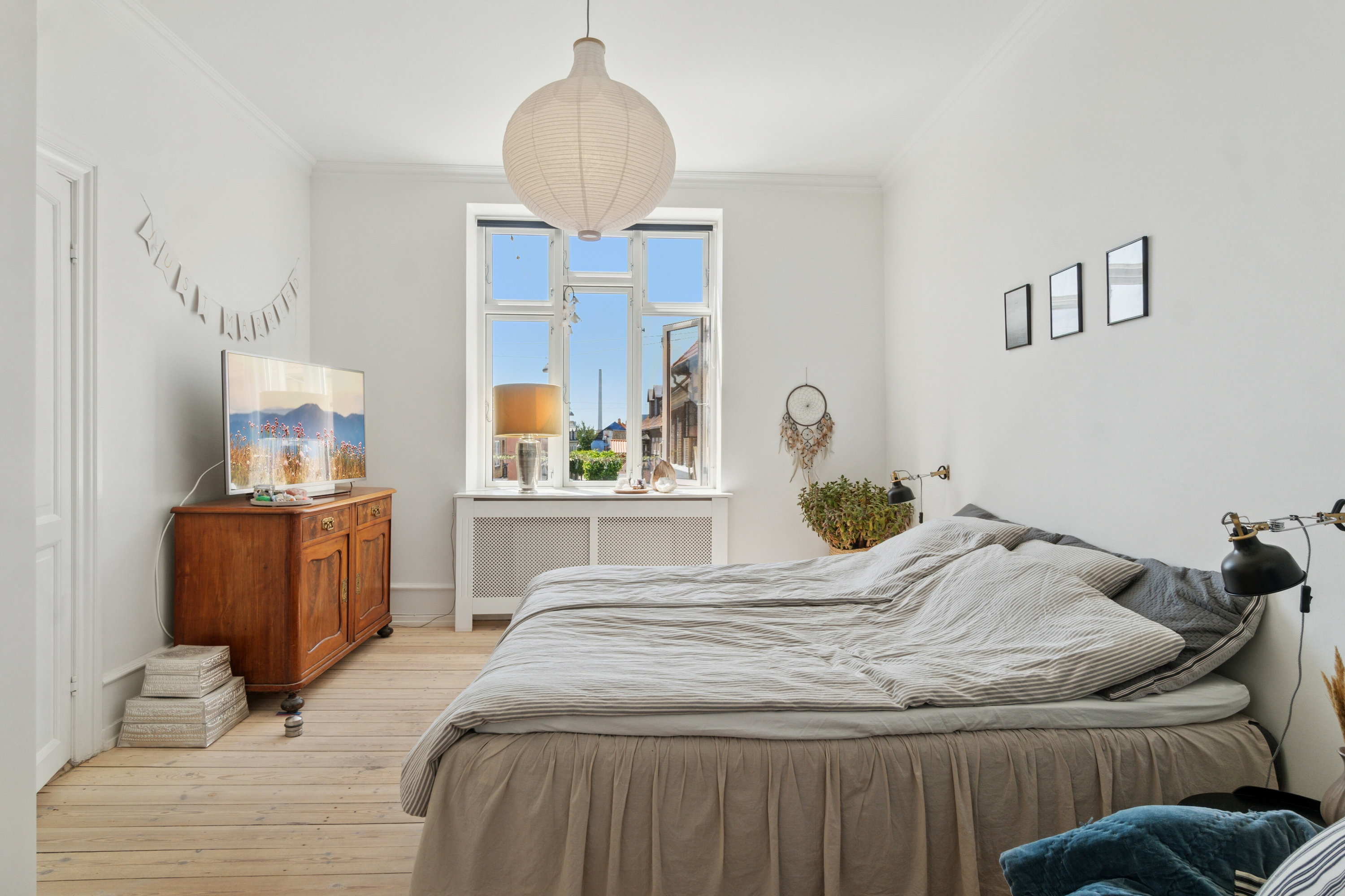 Fremhævet soveværelse billede i fuldskærmstilstand. Billede af Møllestræde 1A, 1., 4400 Kalundborg