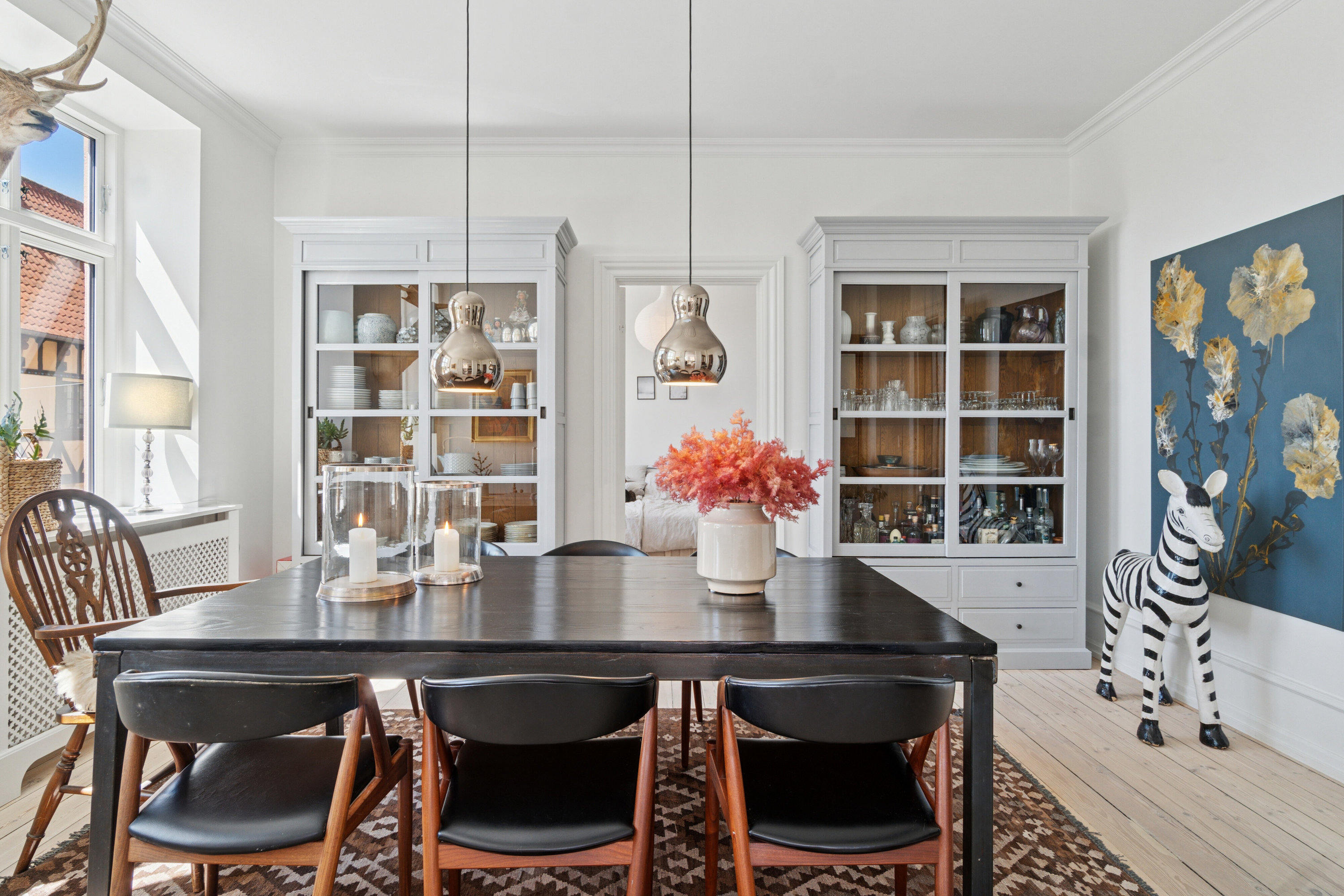 Fremhævet spisestue billede i fuldskærmstilstand. Billede af Møllestræde 1A, 1., 4400 Kalundborg