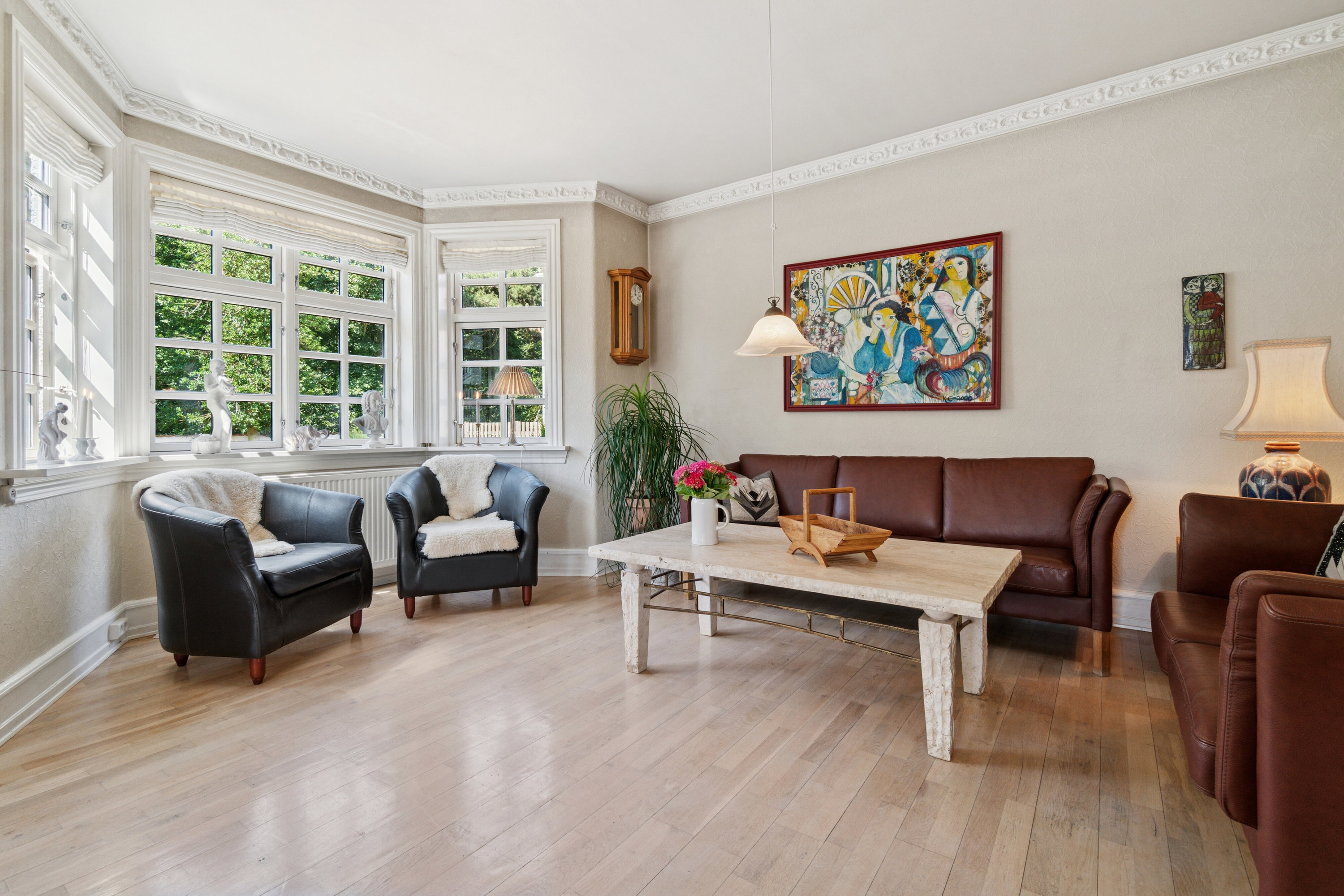 Fremhævet stue billede i fuldskærmstilstand. Billede af Strandvejen 53, Rønne, 3700 Rønne