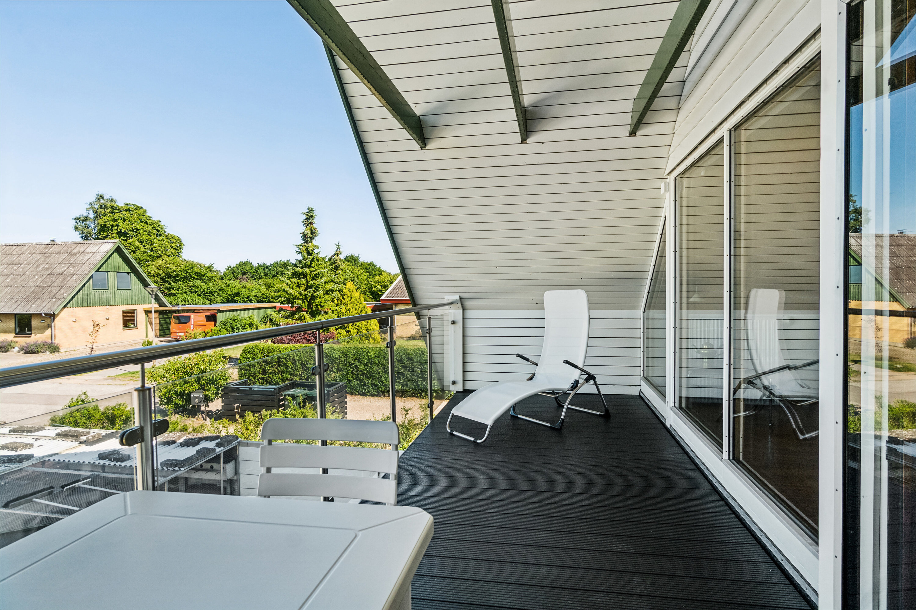 Fremhævet altan billede i fuldskærmstilstand. Billede af Blichersvej 4, 4500 Nykøbing Sj