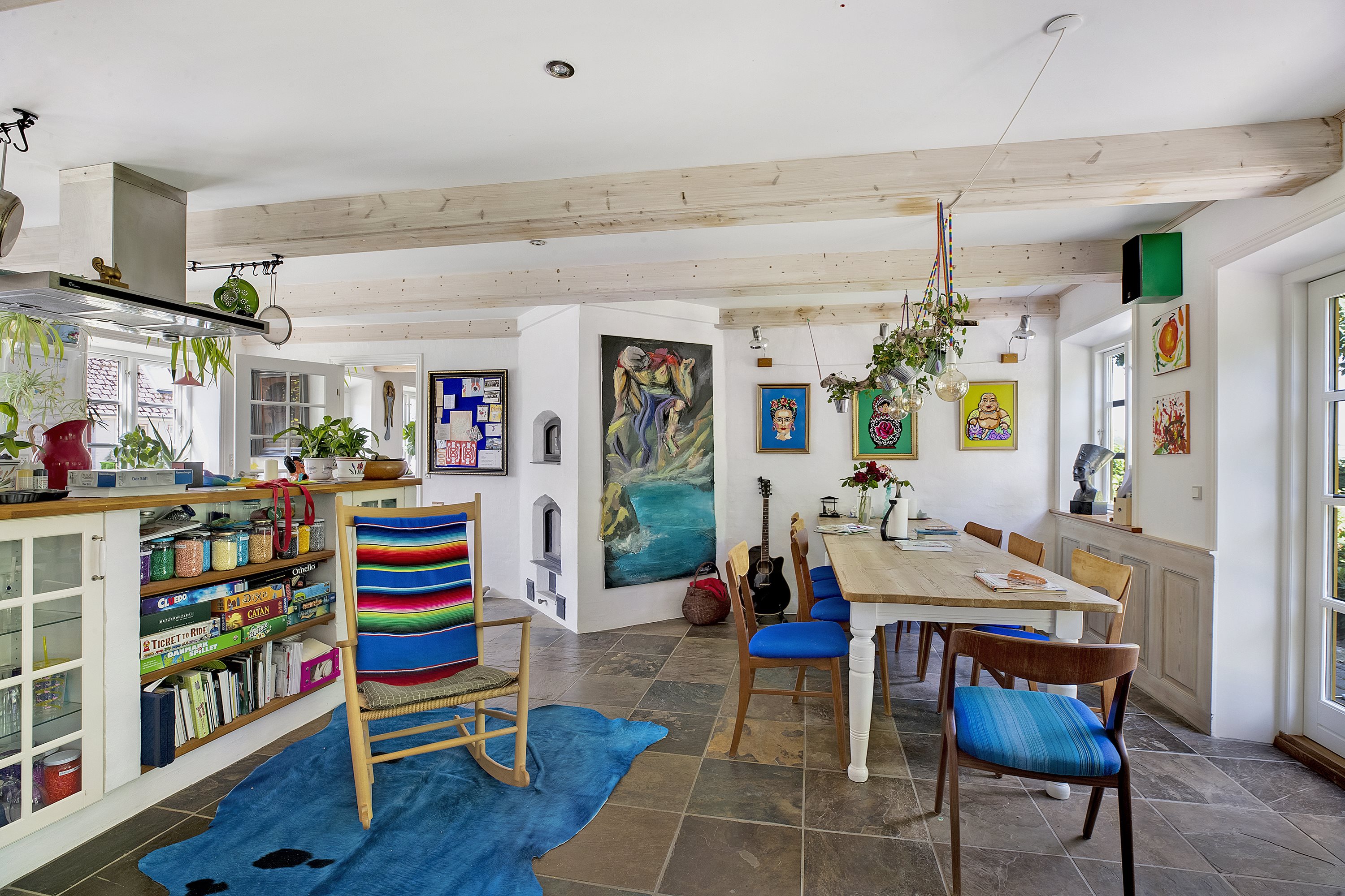 Fremhævet stue billede i fuldskærmstilstand. Billede af Søen 1 & 3, Lysabildskov, 6470 Sydals