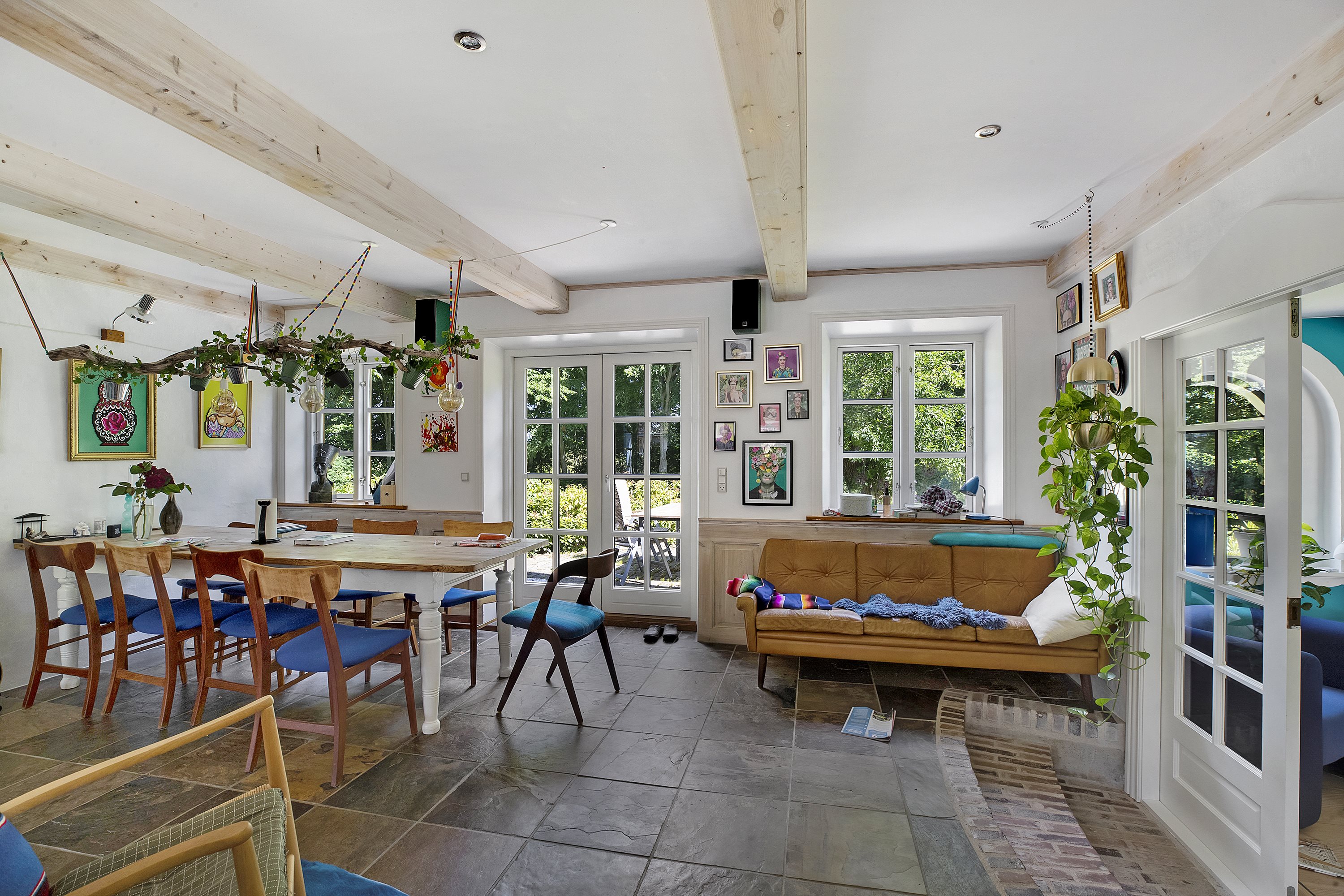 Fremhævet stue billede i fuldskærmstilstand. Billede af Søen 1 & 3, Lysabildskov, 6470 Sydals