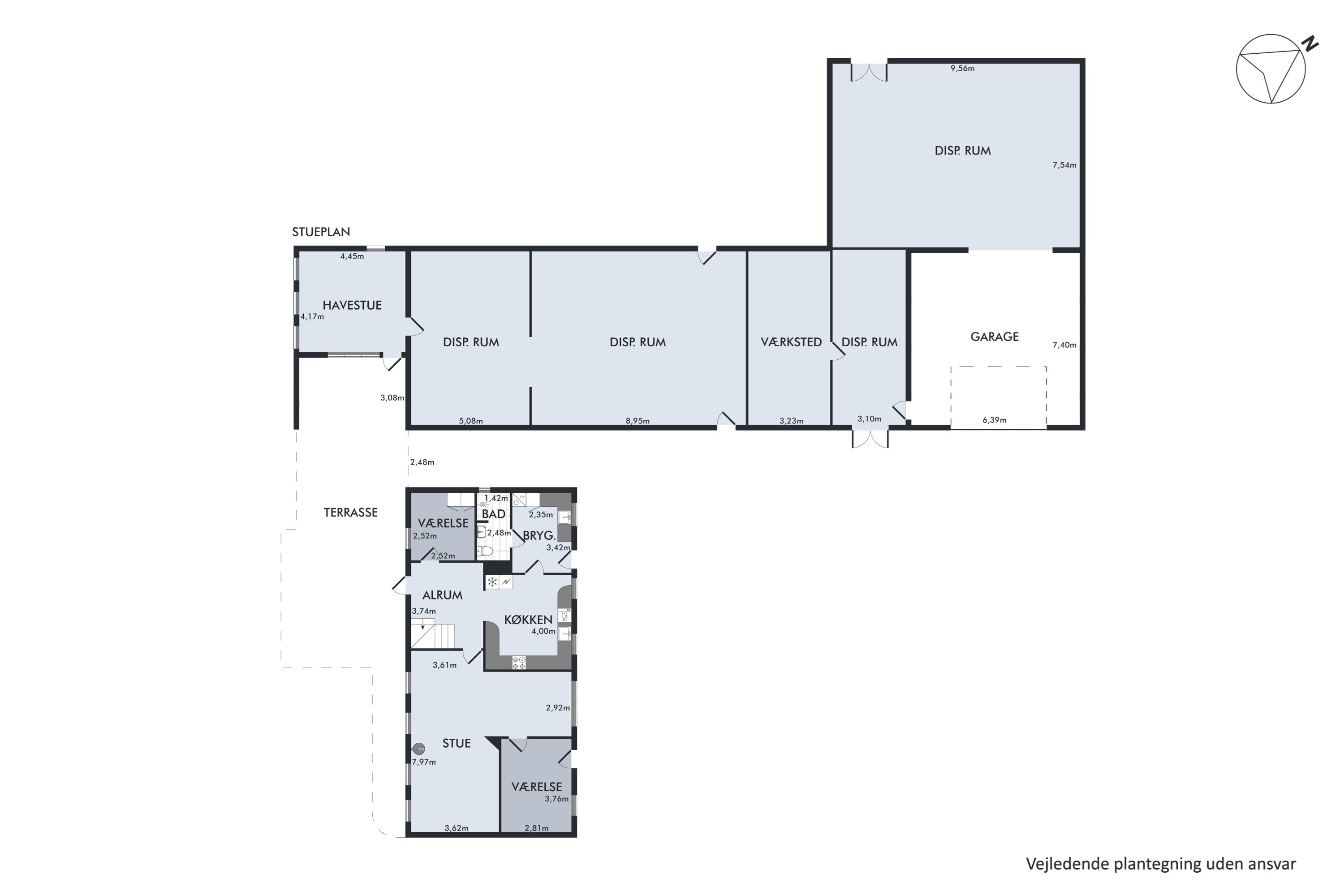 Plantegninger billede af Elsøvej 279, Frøslev, 7900 Nykøbing M