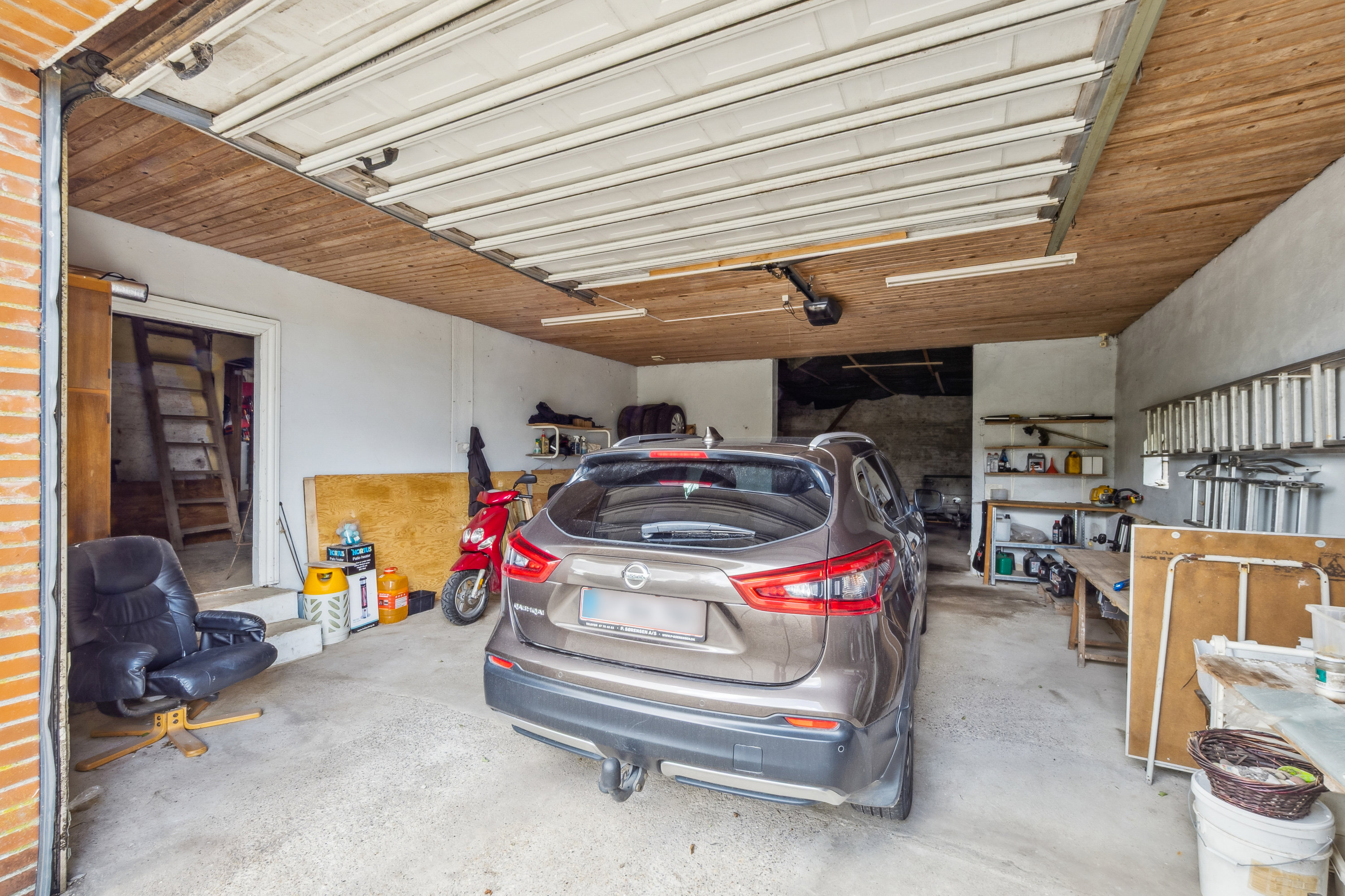 Fremhævet garage billede i fuldskærmstilstand. Billede af Elsøvej 279, Frøslev, 7900 Nykøbing M