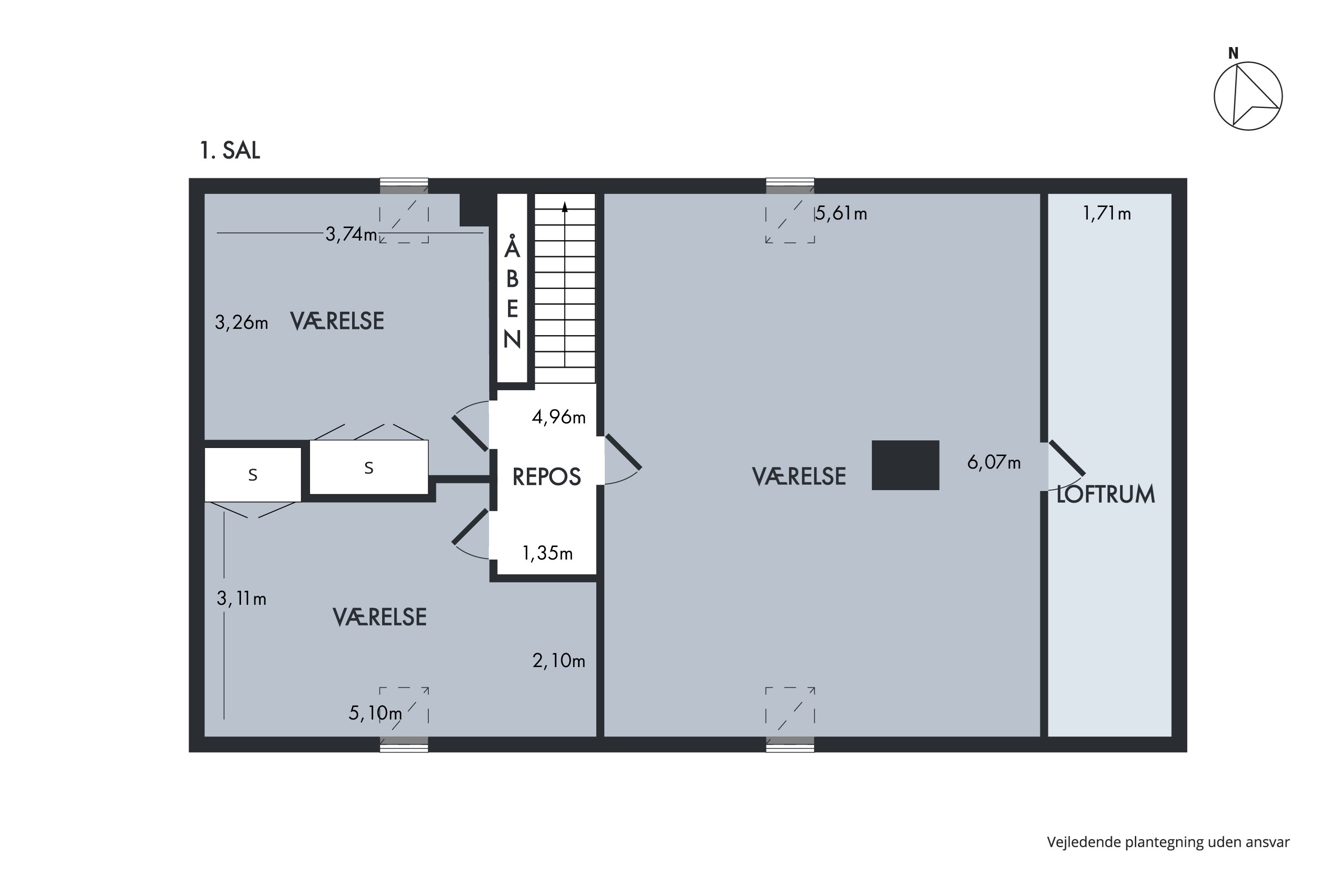 Plantegninger billede af Søen 1 & 3, Lysabildskov, 6470 Sydals