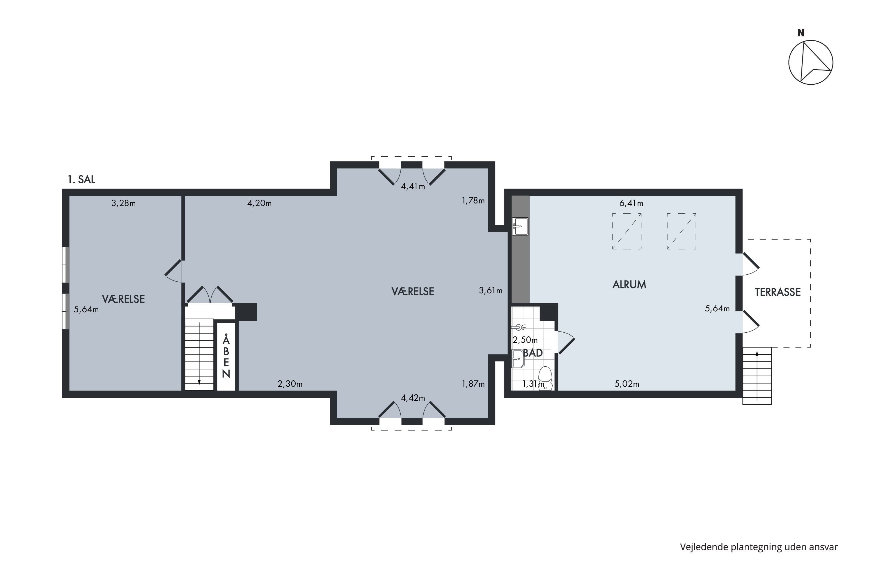 Plantegninger billede af Søen 1 & 3, Lysabildskov, 6470 Sydals