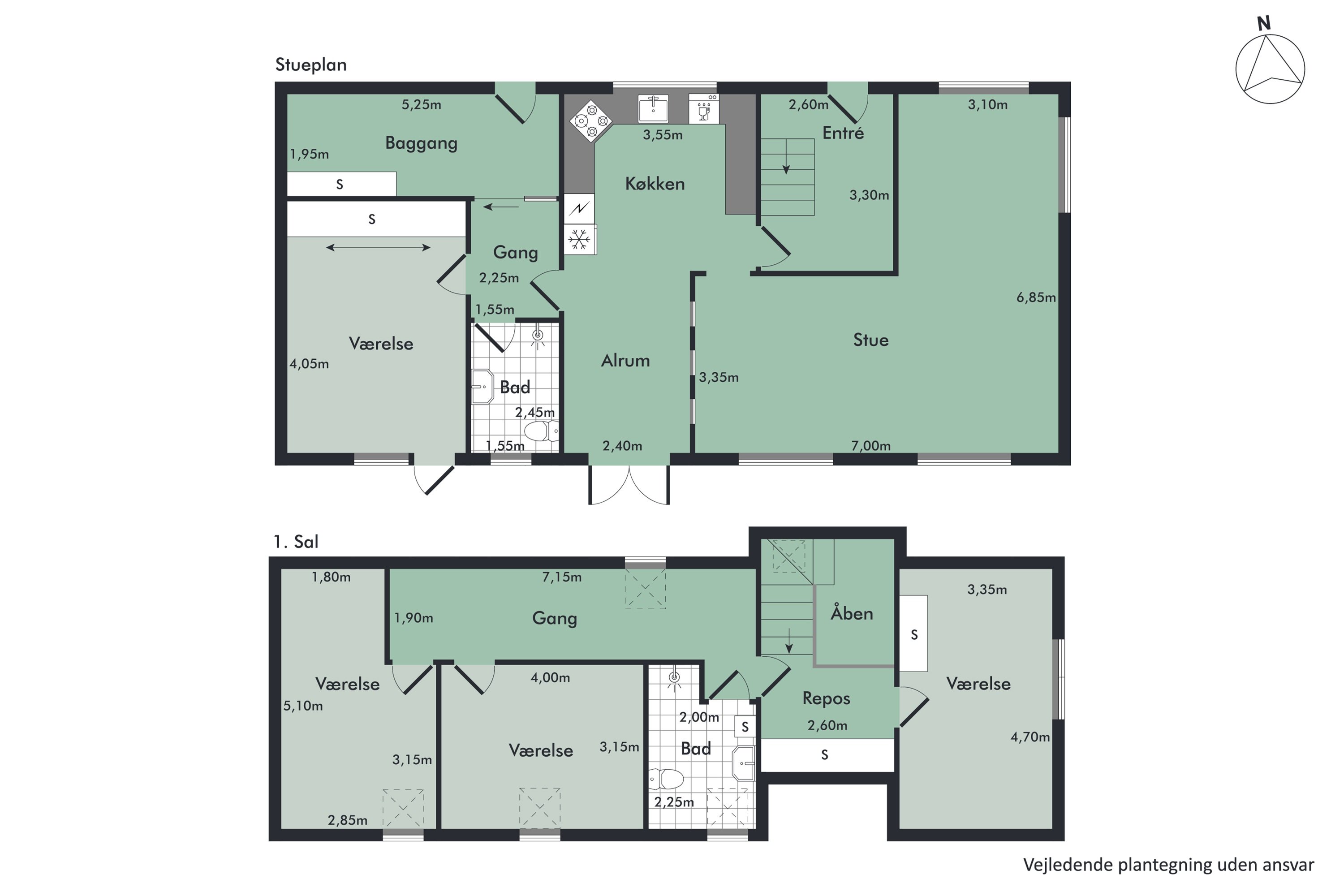 Plantegninger billede af Nøvlingvej 201, Nøvling , 9260 Gistrup