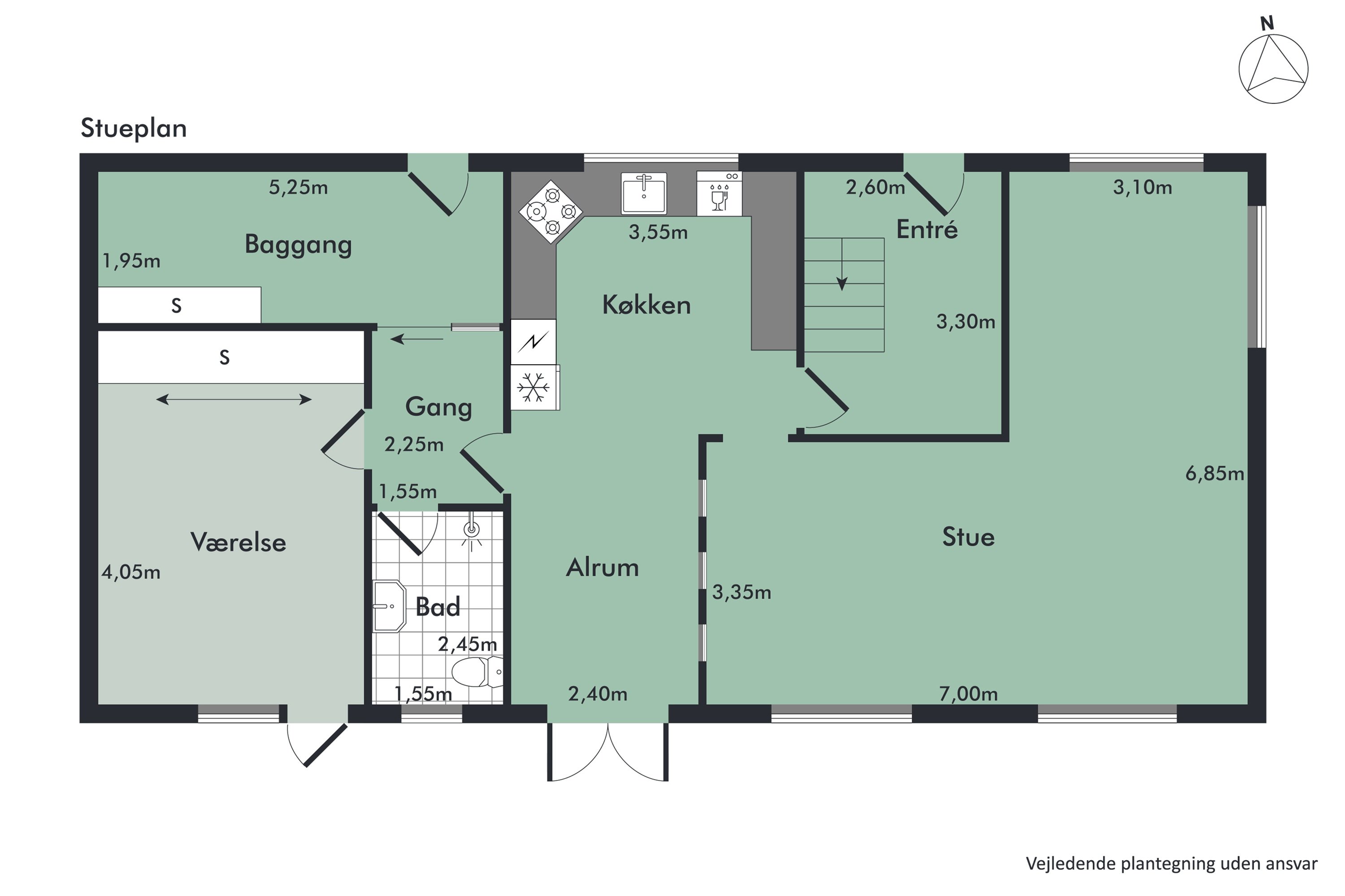 Plantegninger billede af Nøvlingvej 201, Nøvling , 9260 Gistrup